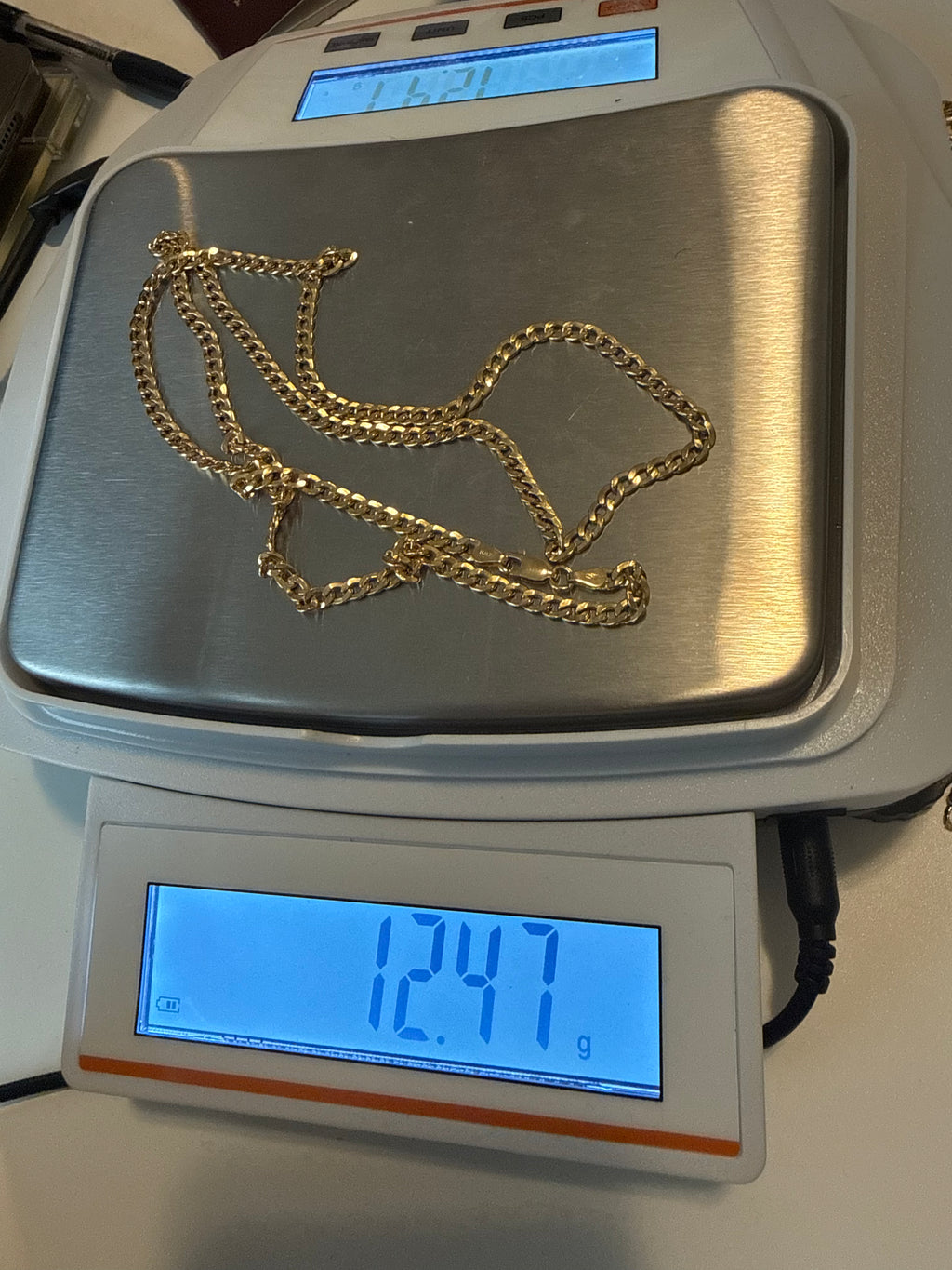 Cadena Cubana Oro 18K 12.47 gm