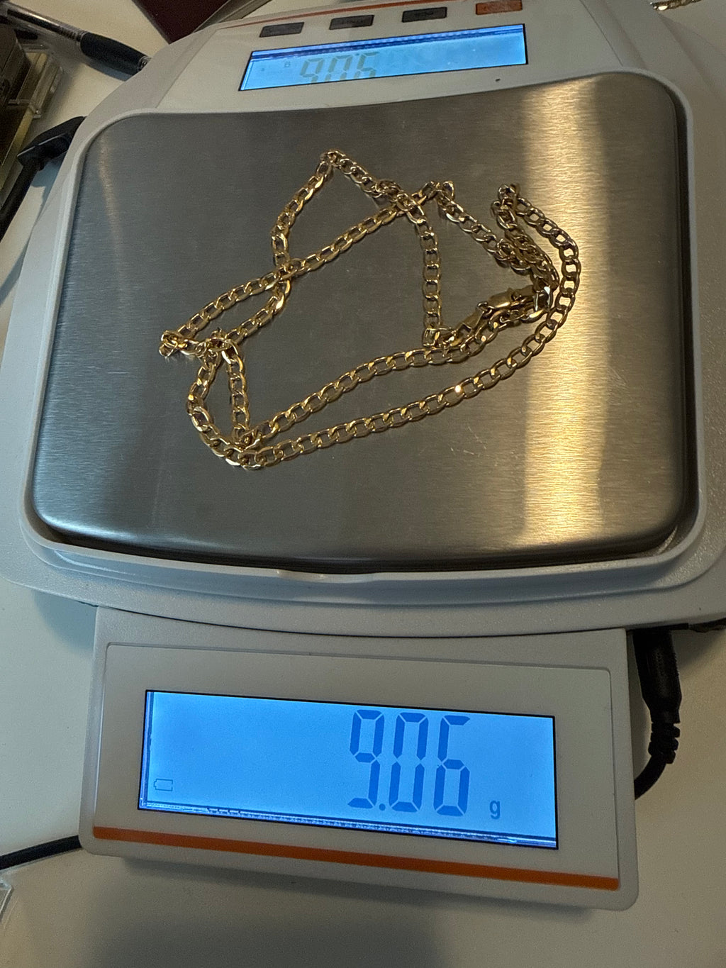 Cadena Cubana Abierta Oro 18K