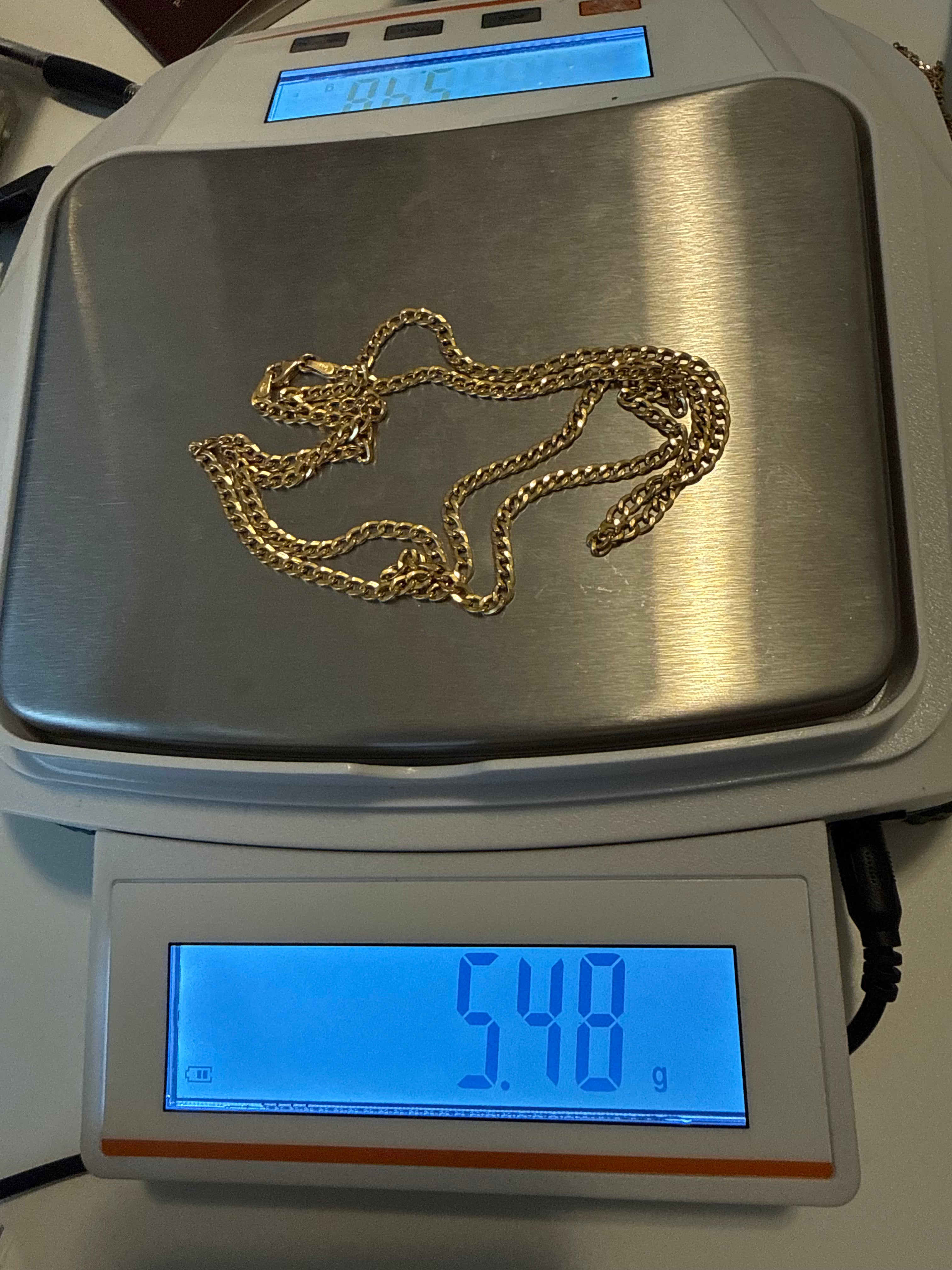Cadena Cubana Oro 18K