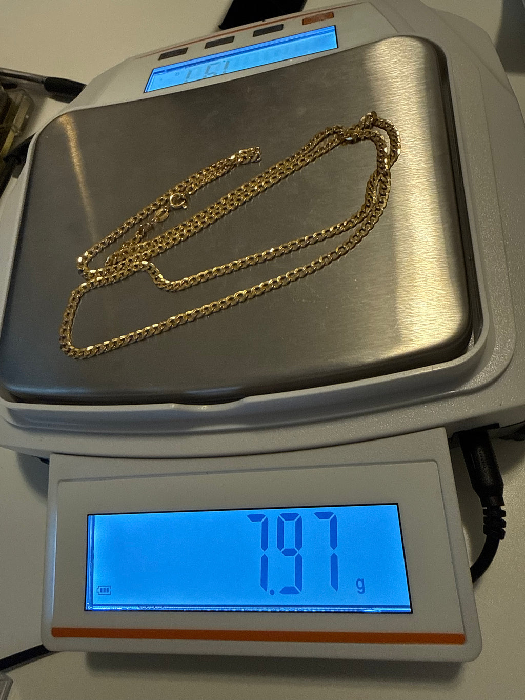 Cadena Cubana Oro 18K 7.97 gm