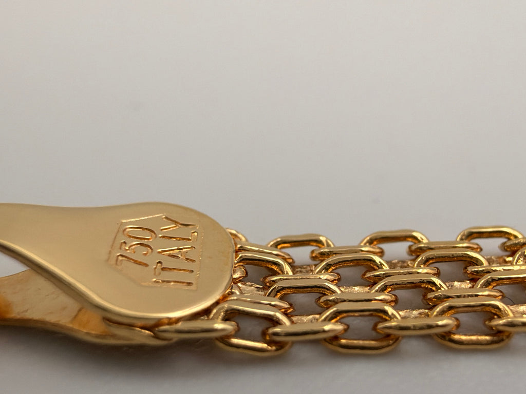 18K Gold Chino Link Bracelet – 3.37g