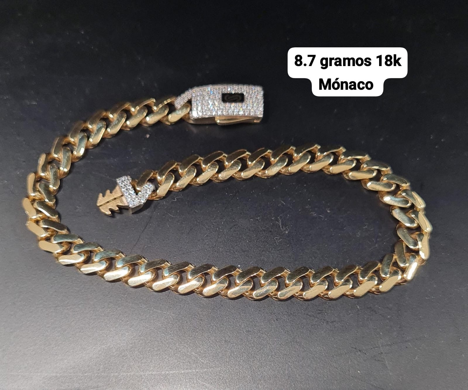 Argollas Dama , pulsera tejida y pulsera Mónaco hombre