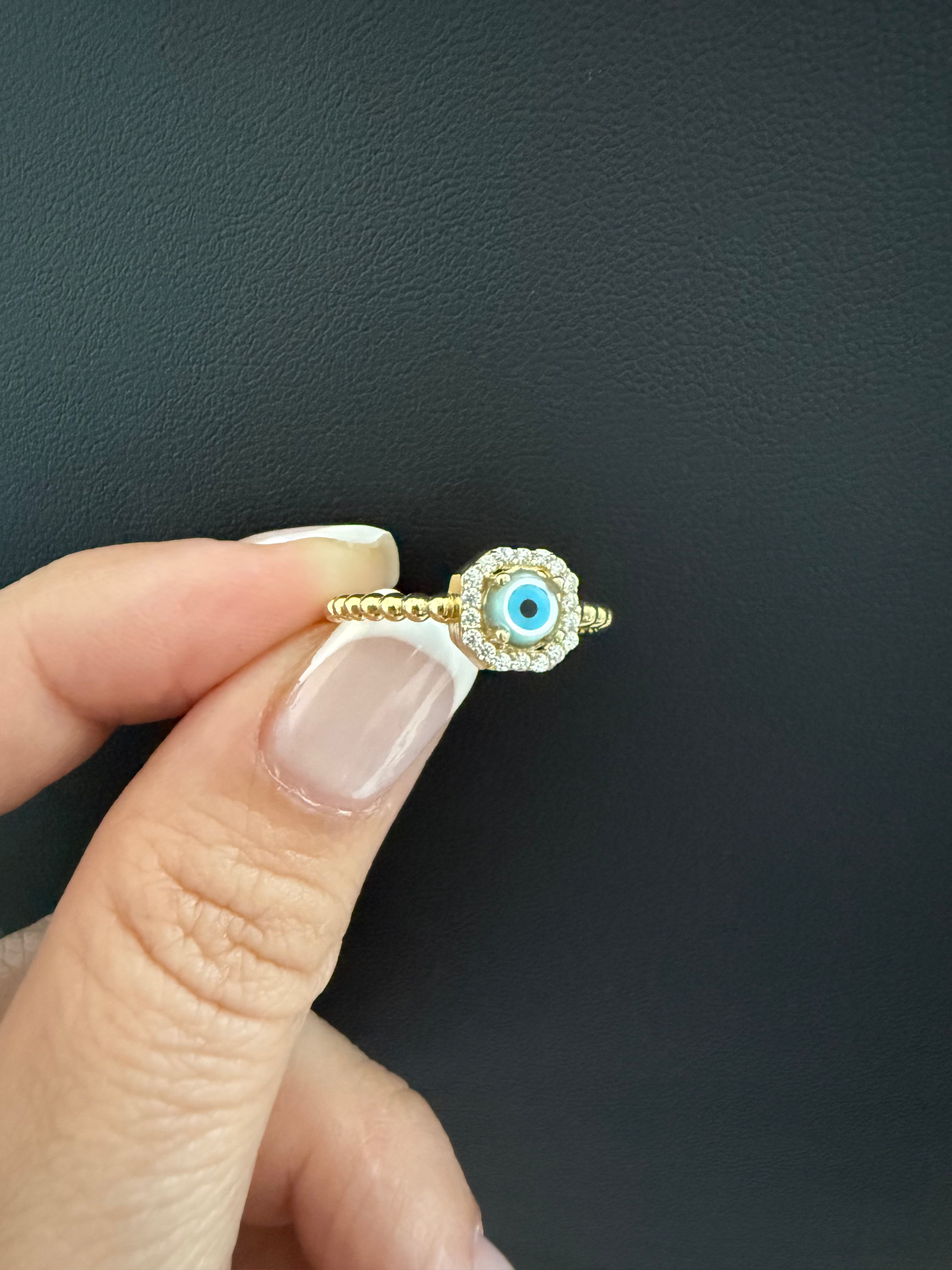 Anillo ojo turco talla 7,5