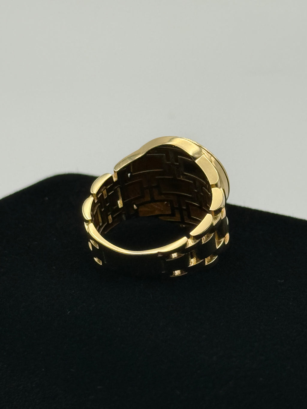 18K Gold Crown R.X Ring - 7.62g