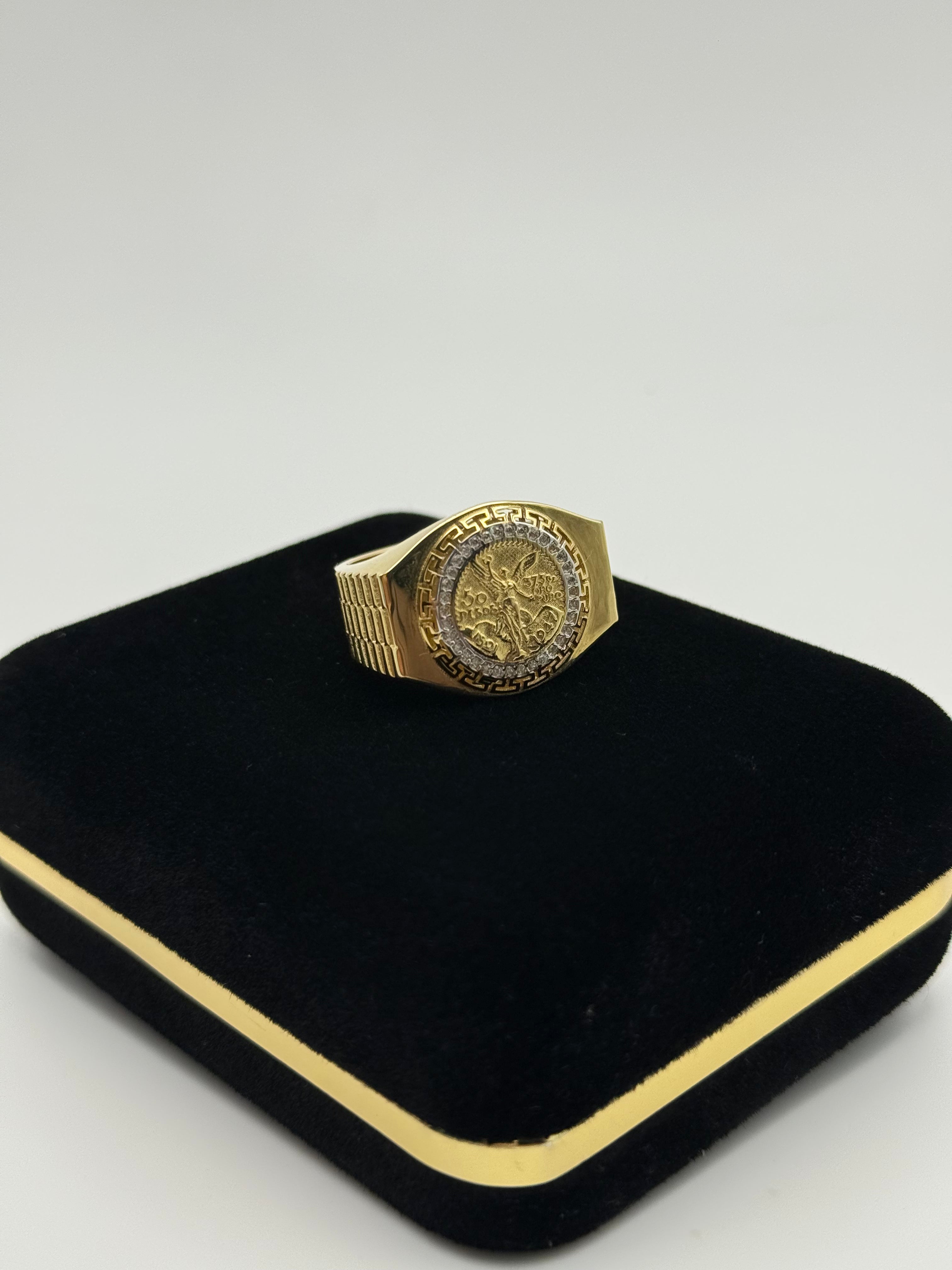 Anillo Centenario Oro 18K Italiano 8.83 g