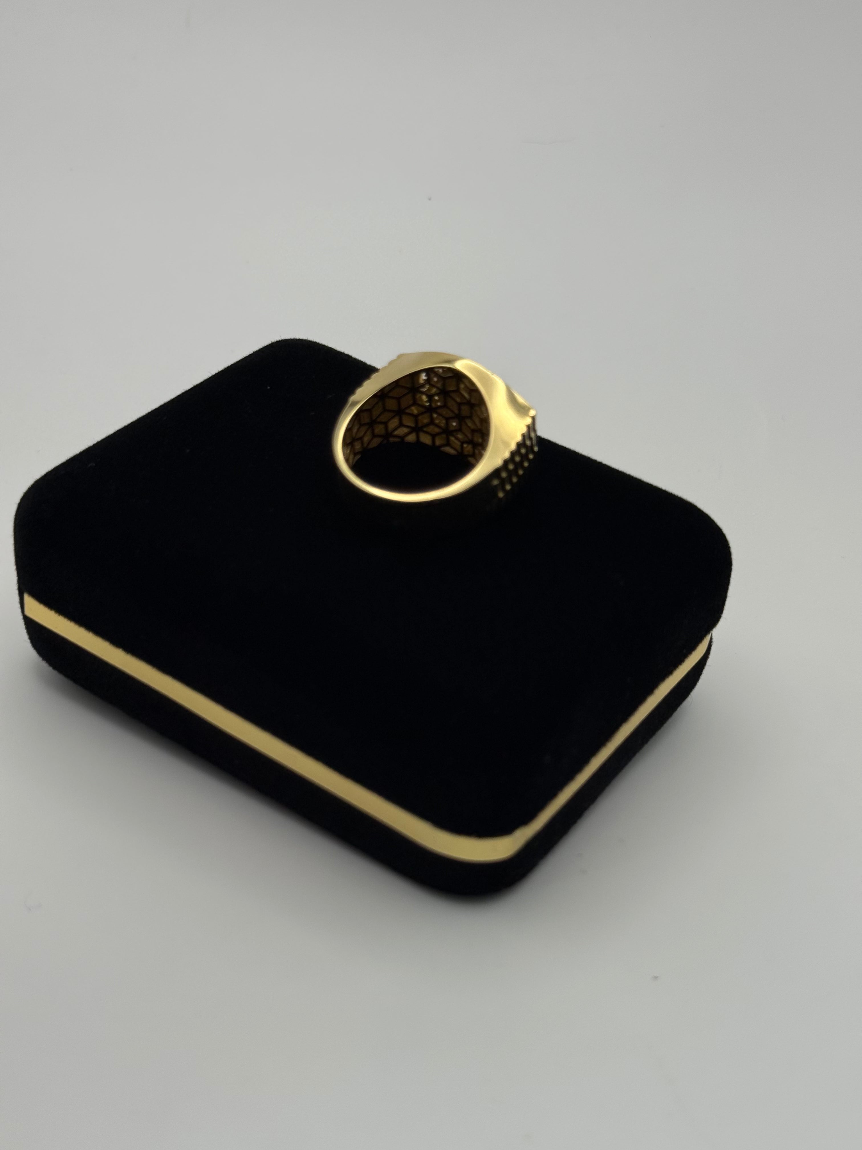 Anillo Centenario Oro 18K Italiano 8.83 g