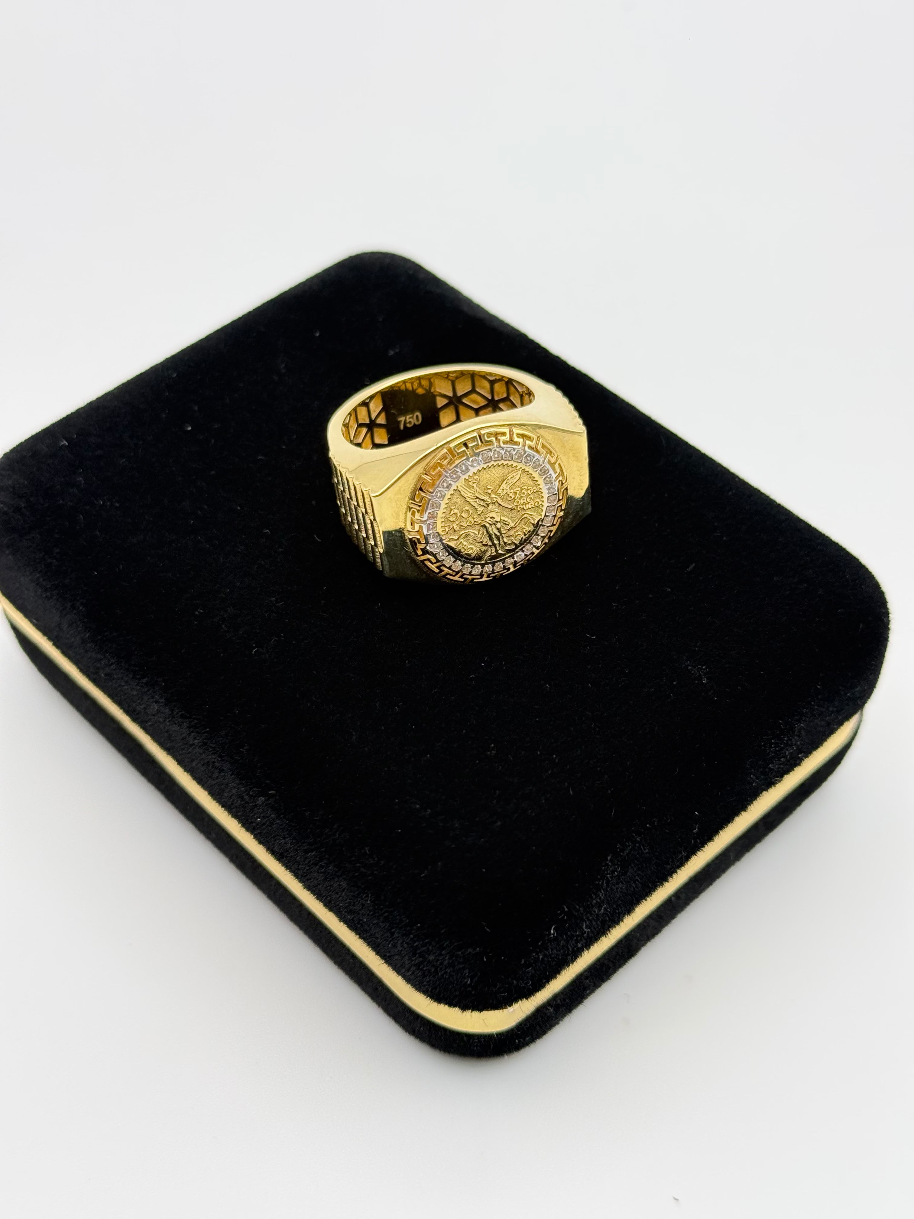 Anillo Centenario Oro 18K Italiano 8.83 g