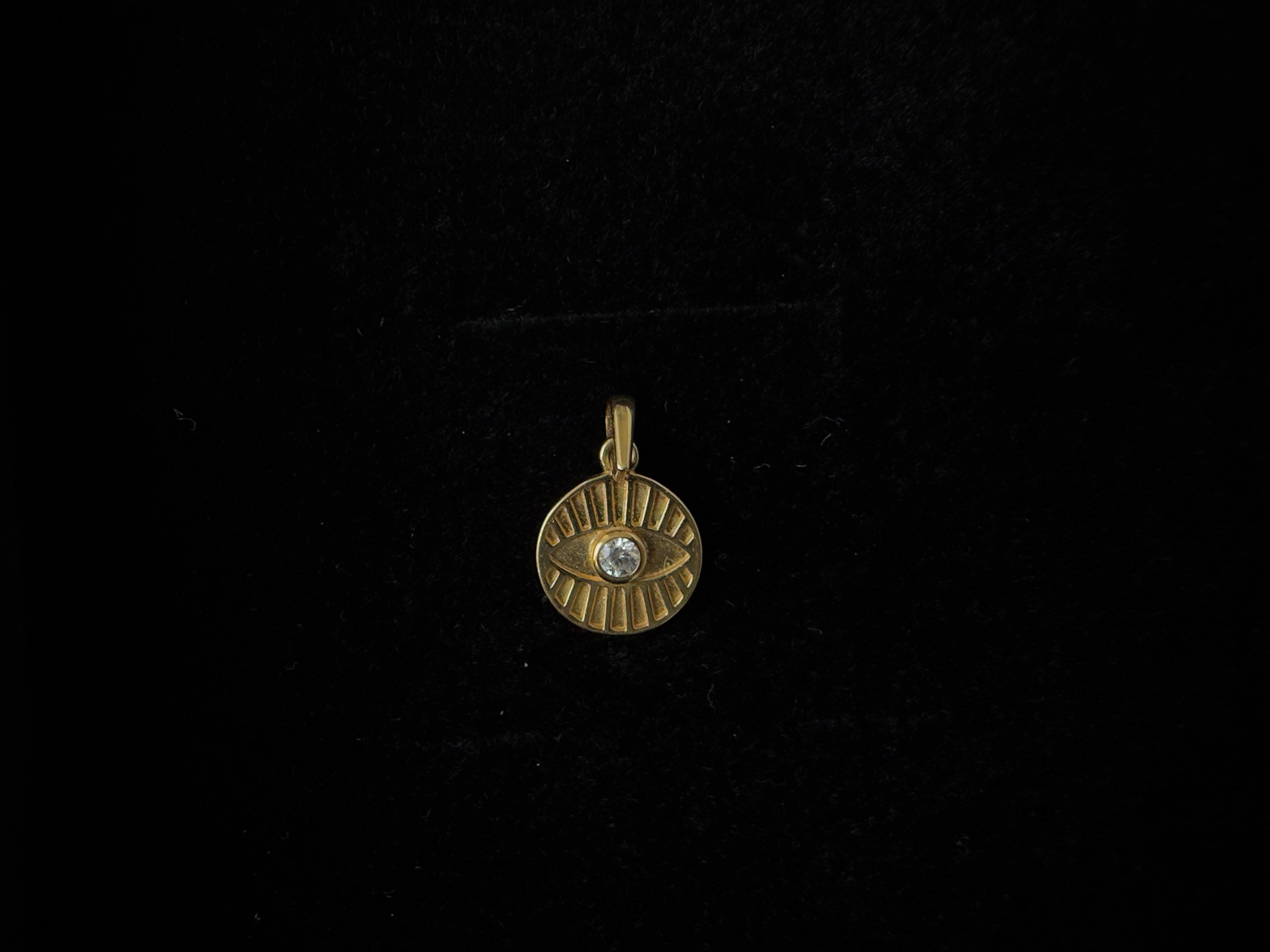 Dije Ojo Turco Oro 18K Italiano 1 g