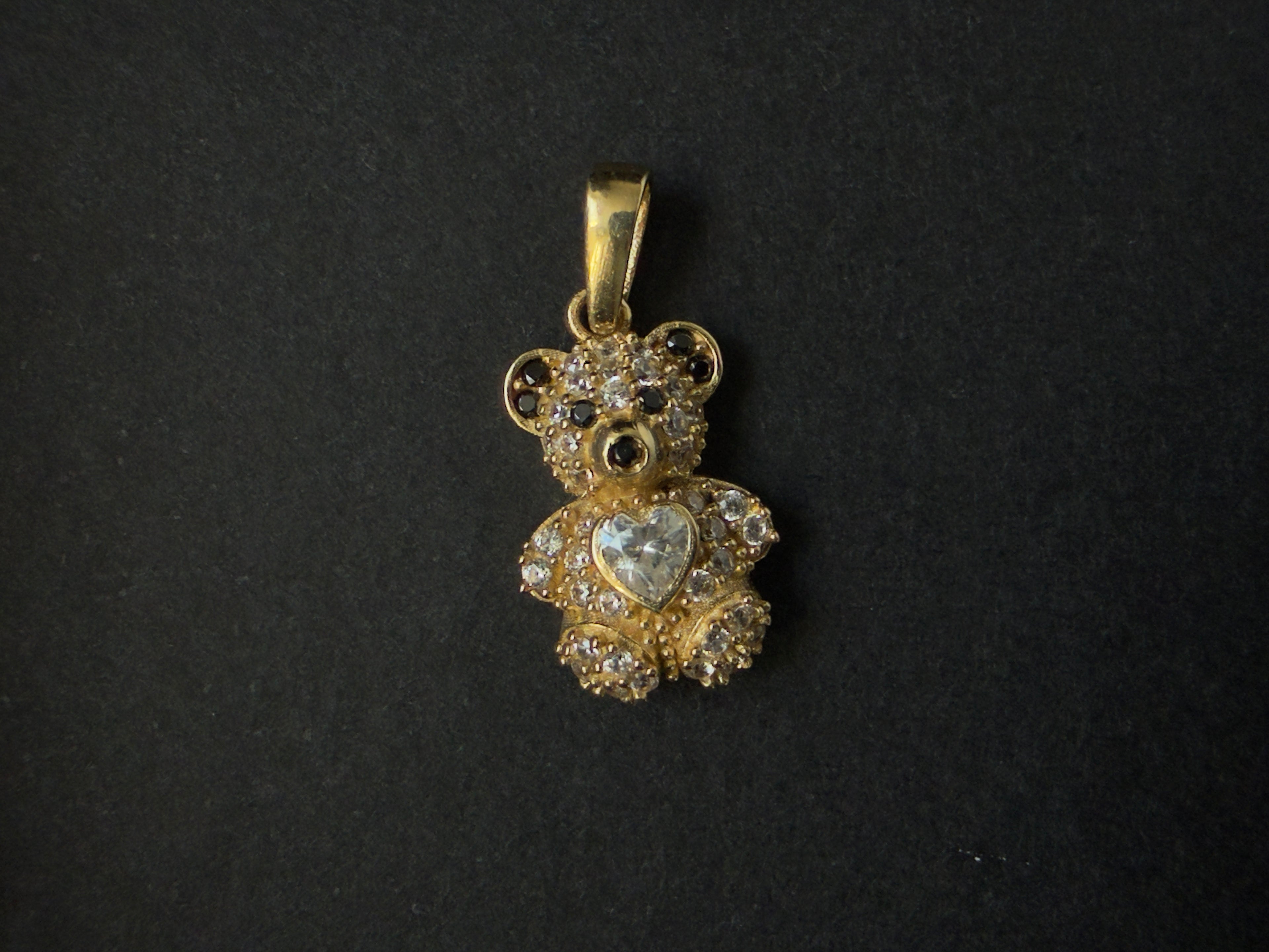 Dije Oso Corazon Oro 18K Italiano