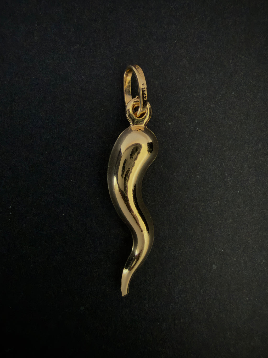 Dije Cuernecillo Oro 18K Italiano