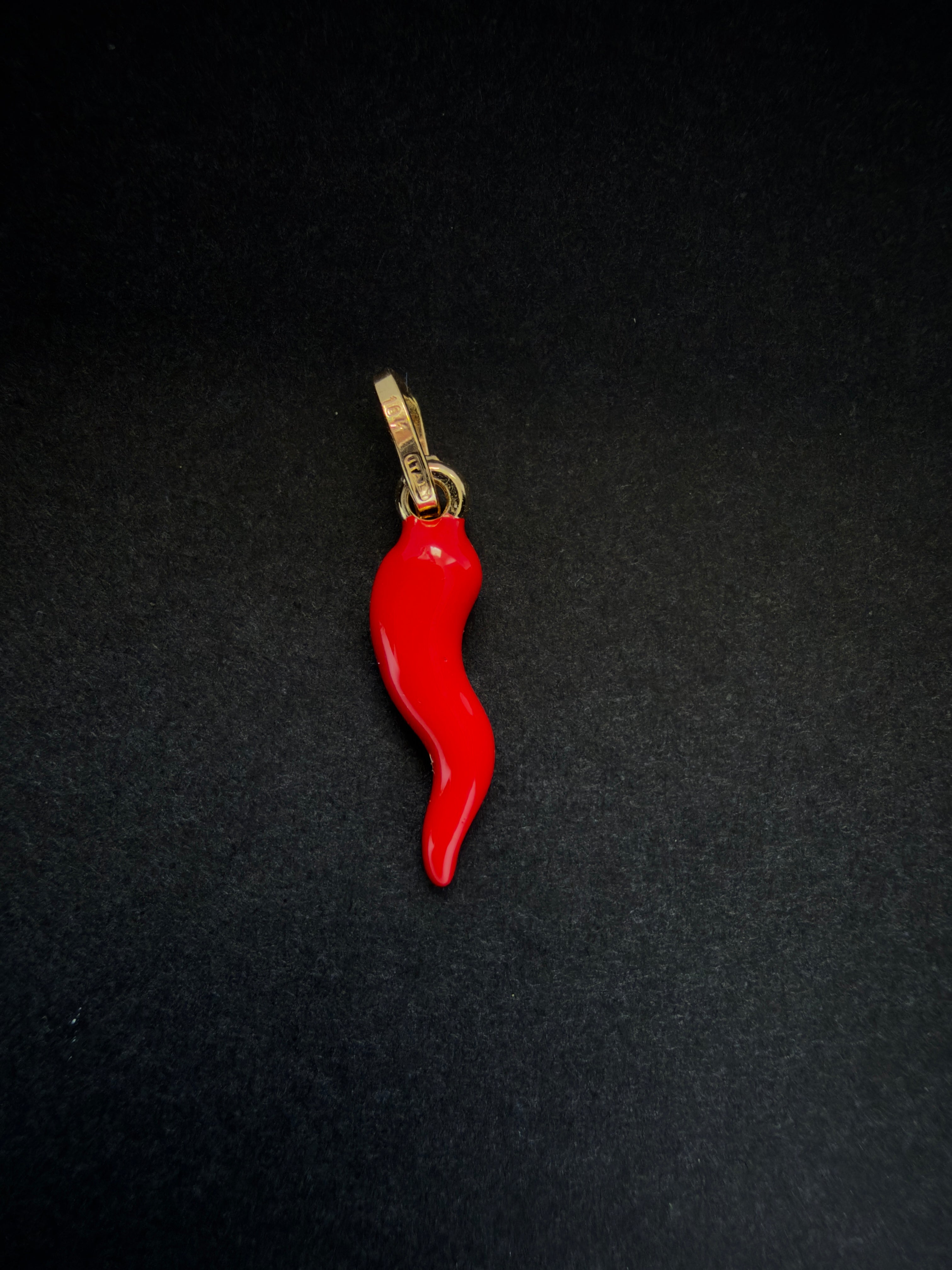 Dije Cuernecillo Oro 18K Italiano