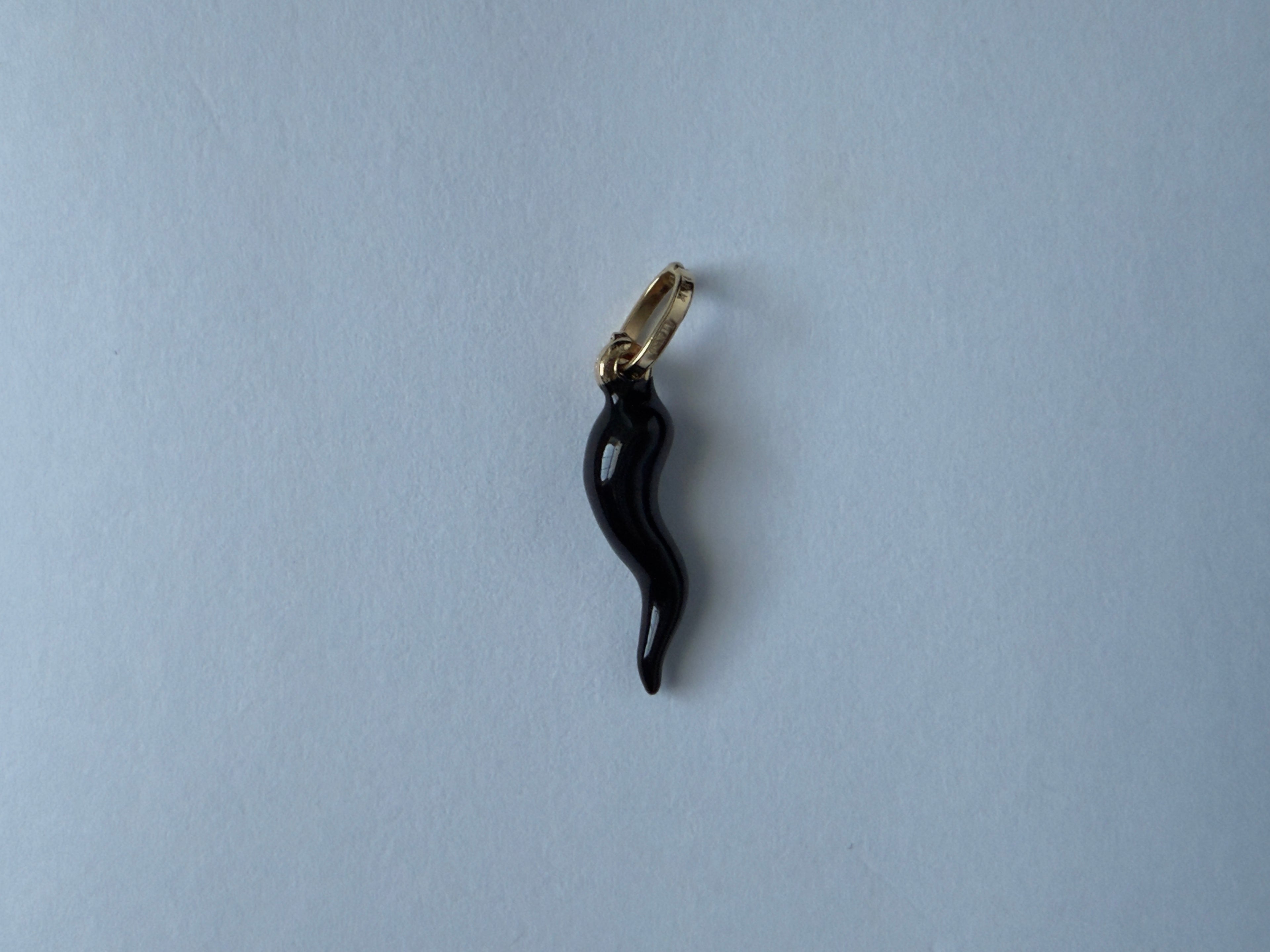 Dije Cuernecillo Oro 18K Italiano