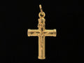 Dije Cruz Cristo Oro 18K Italiano 2.10  g