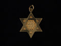 Dije Estrella de David Oro 18K Italiano 2.84  g
