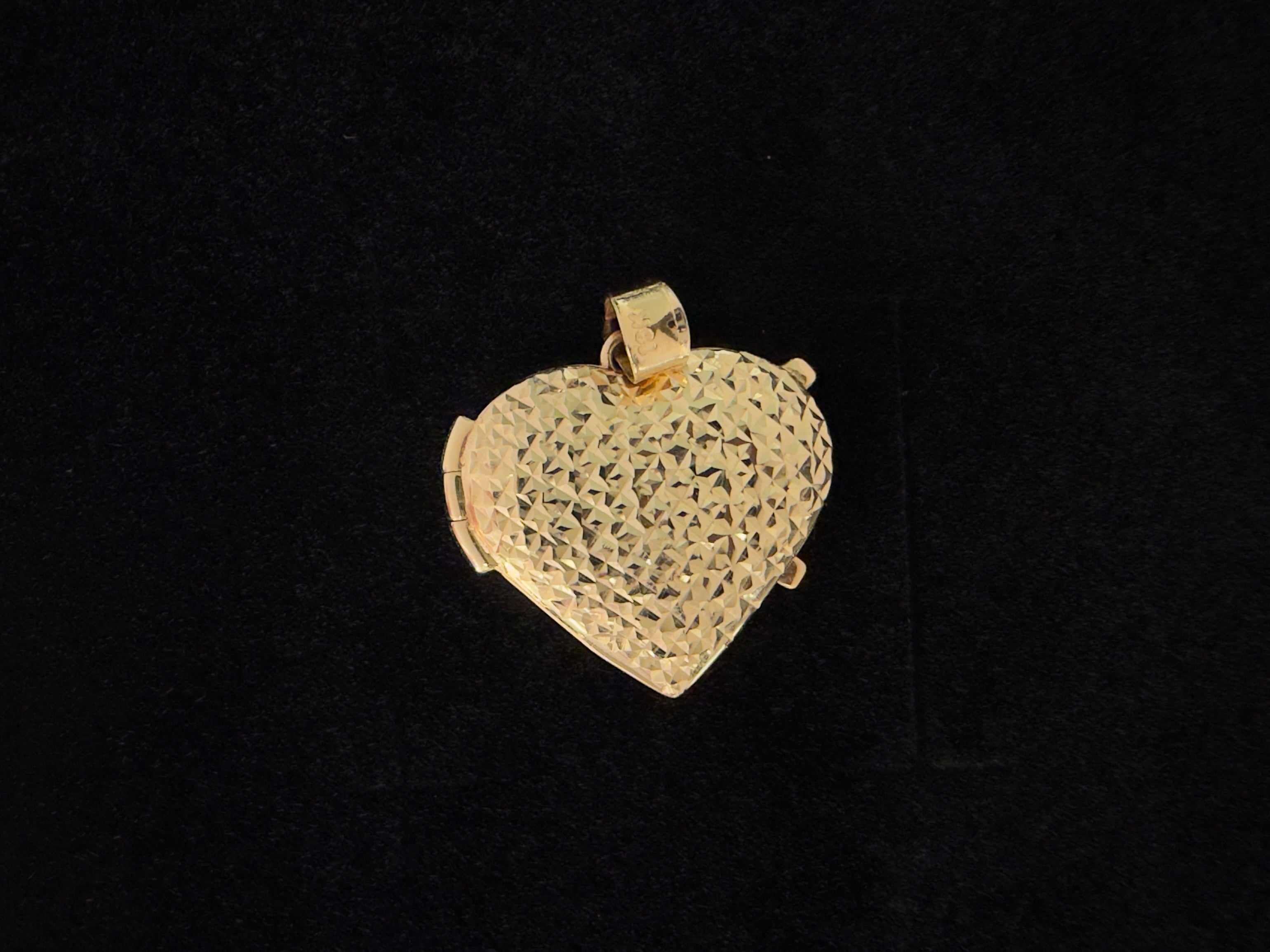 Dije Cofre Corazon Oro 18K Italiano 3.31 g