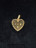 Dije Corazon Oro 18K Italiano 1.40 g