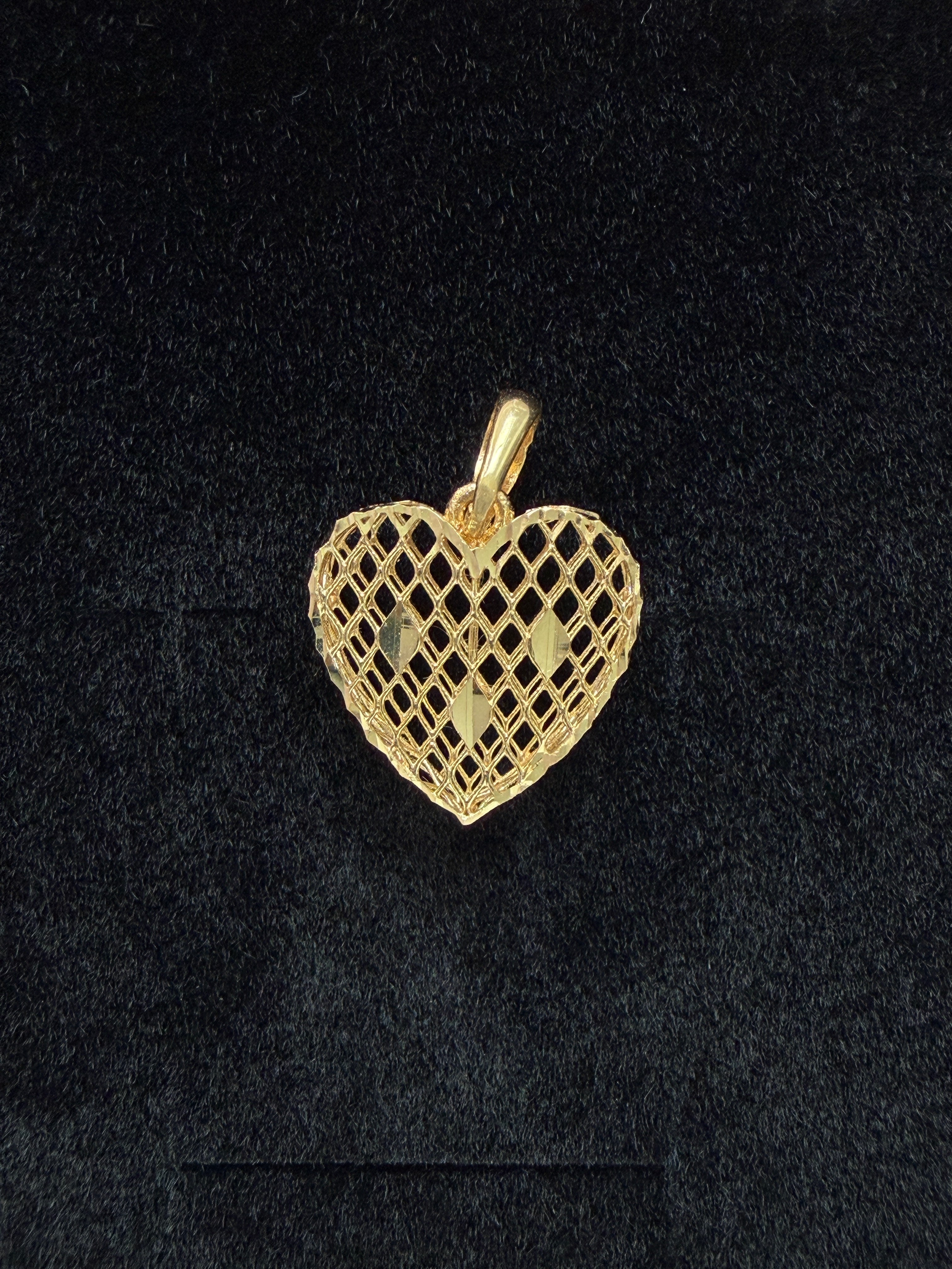Dije Corazon Oro 18K Italiano 1.40 g