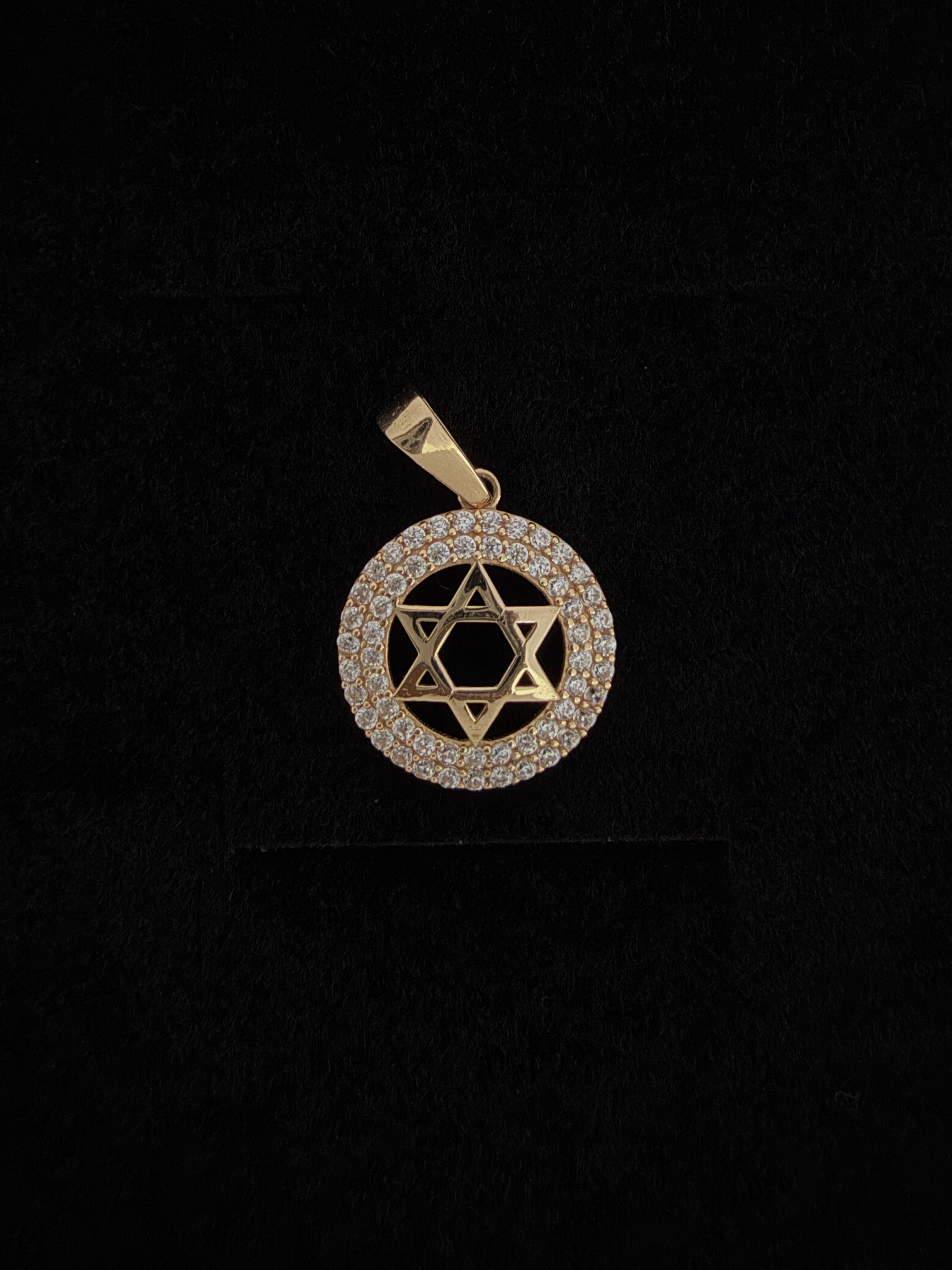 Dije Estrella de David Oro 18K Italiano