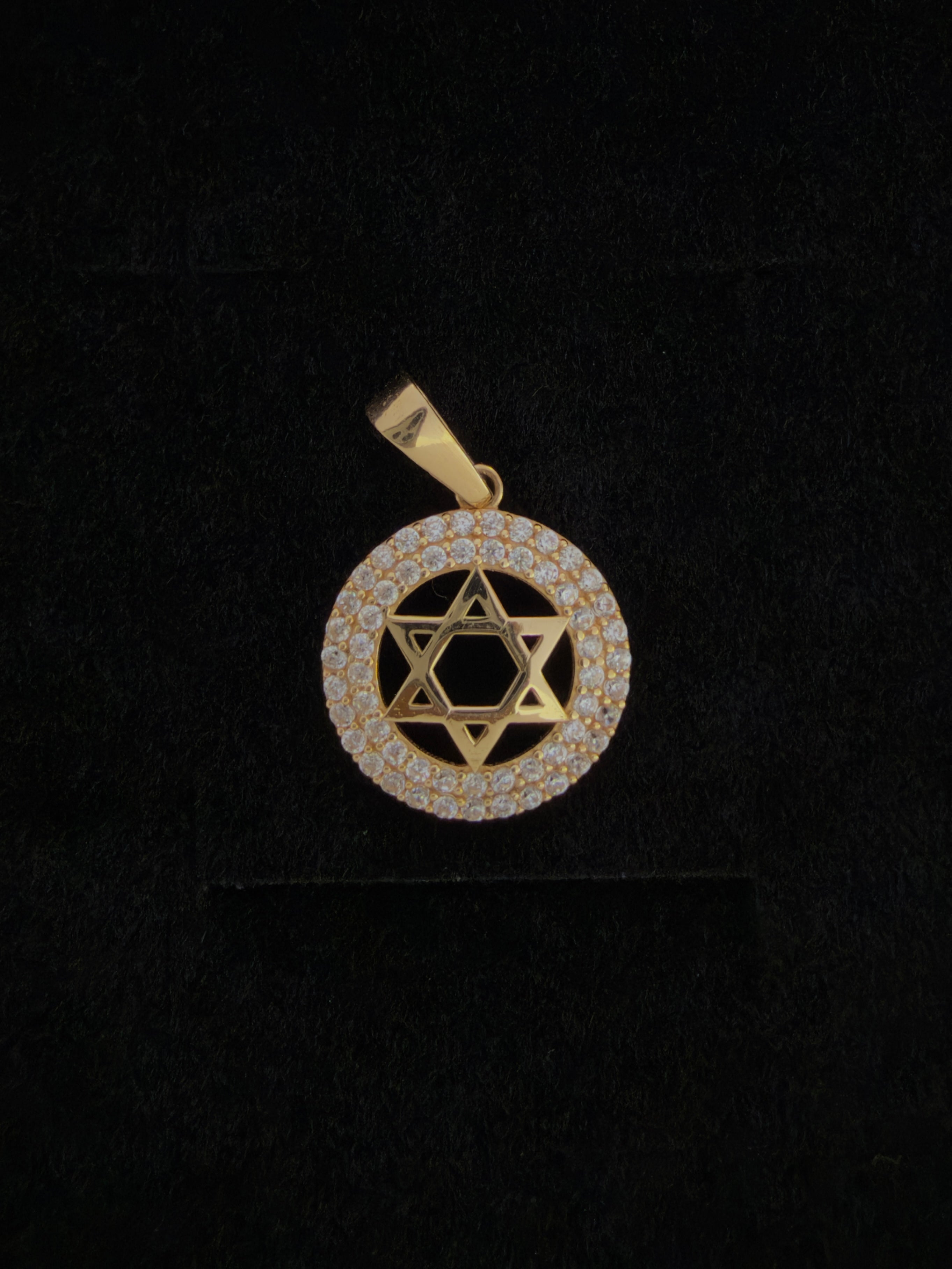Dije Estrella de David Oro 18K Italiano