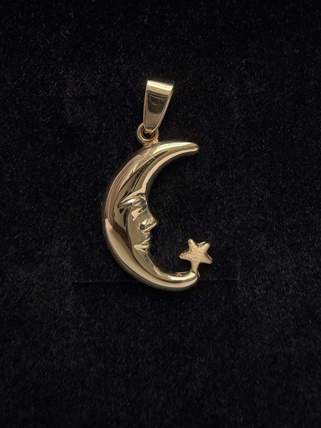 Dije Media Luna Oro 18K Italiano 1.91 g