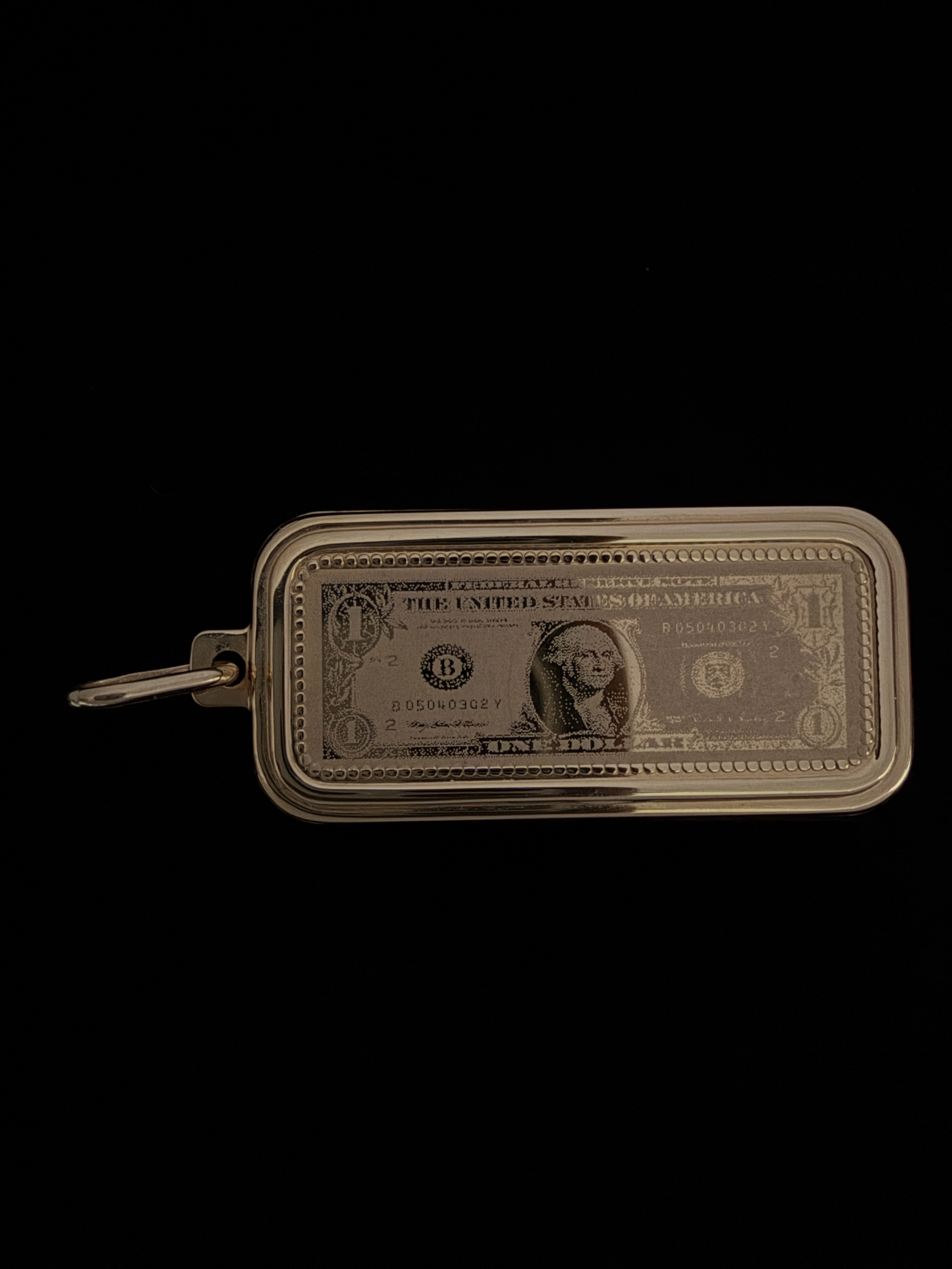 Dije Dolar Oro 18K Italiano
