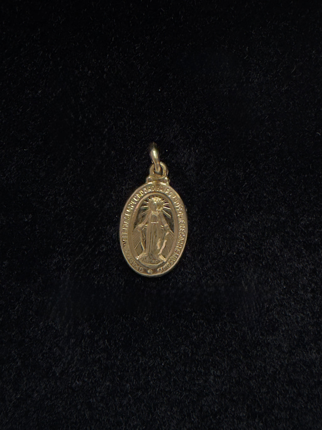 Dije Virgen Maria Oro 18K Italiano