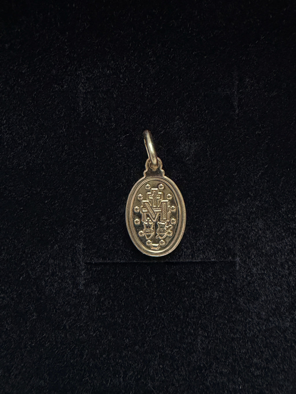 Dije Virgen Maria Oro 18K Italiano
