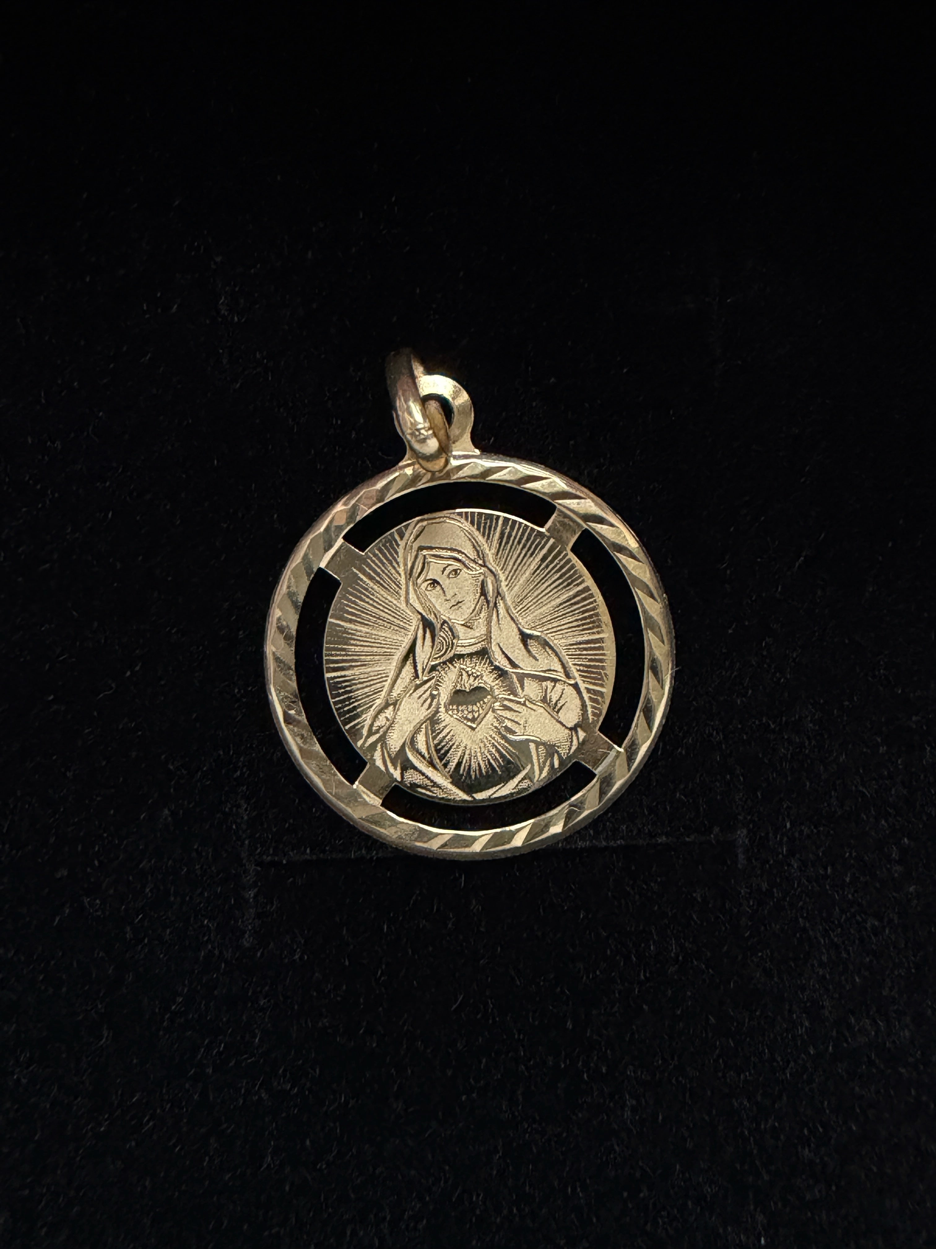 Dije Virgen Maria Oro 18K Italiano 1.37 g
