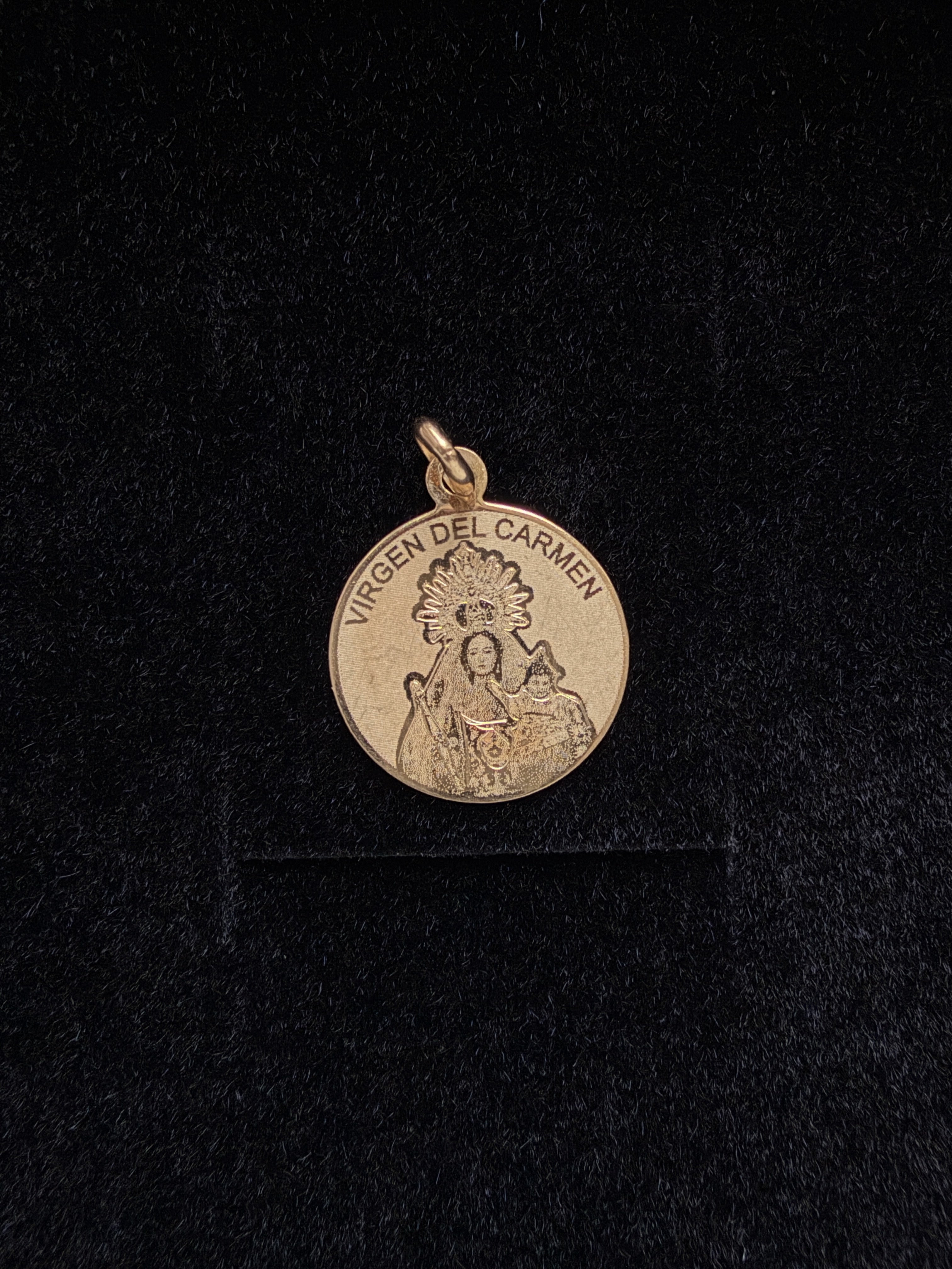 Dije Virgen del Carmen Oro 18K Italiano
