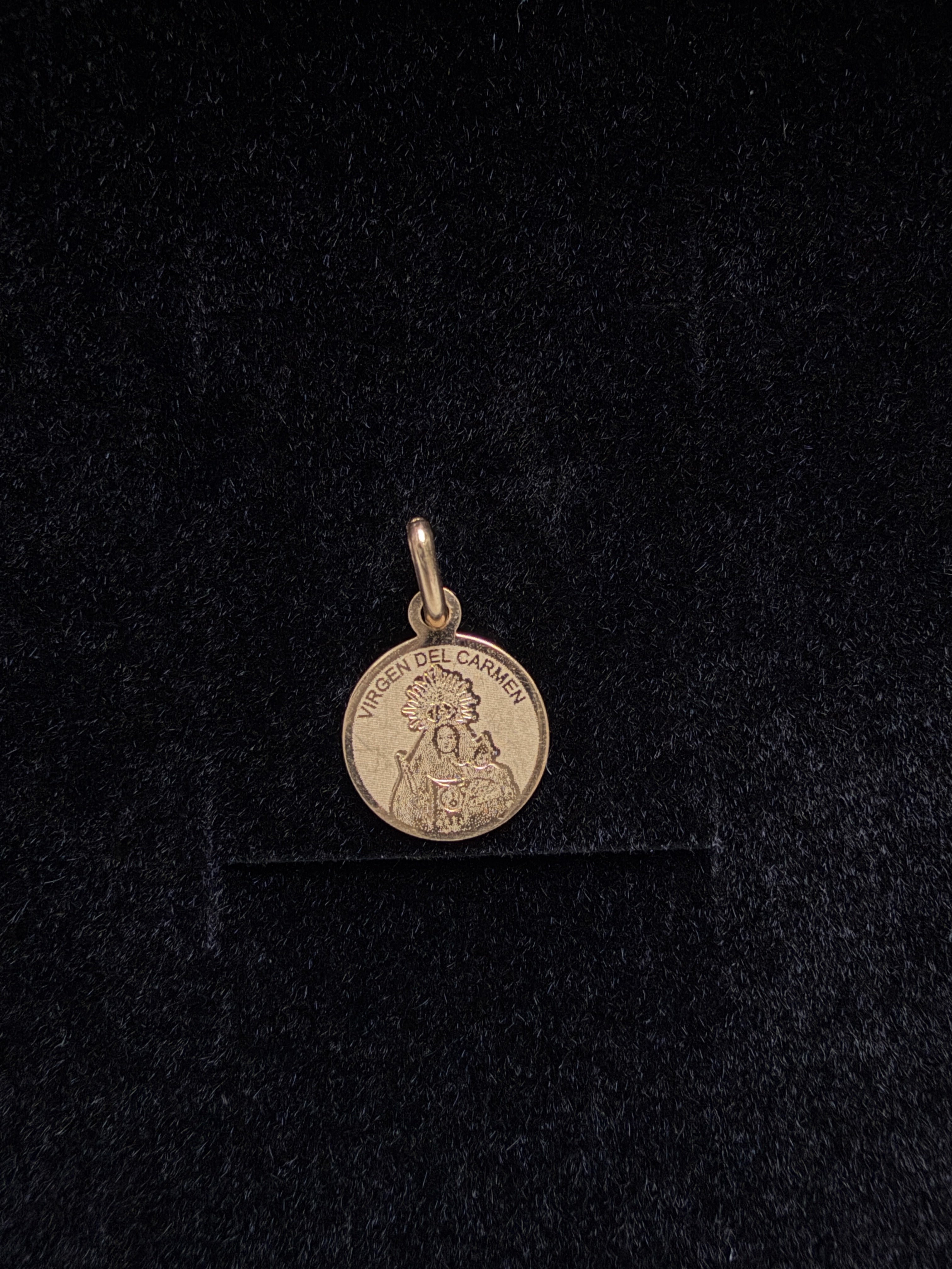 Dije Virgen del Carmen Oro 18K Italiano