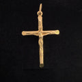 Dije Cruz Cristo Oro 18K Italiano