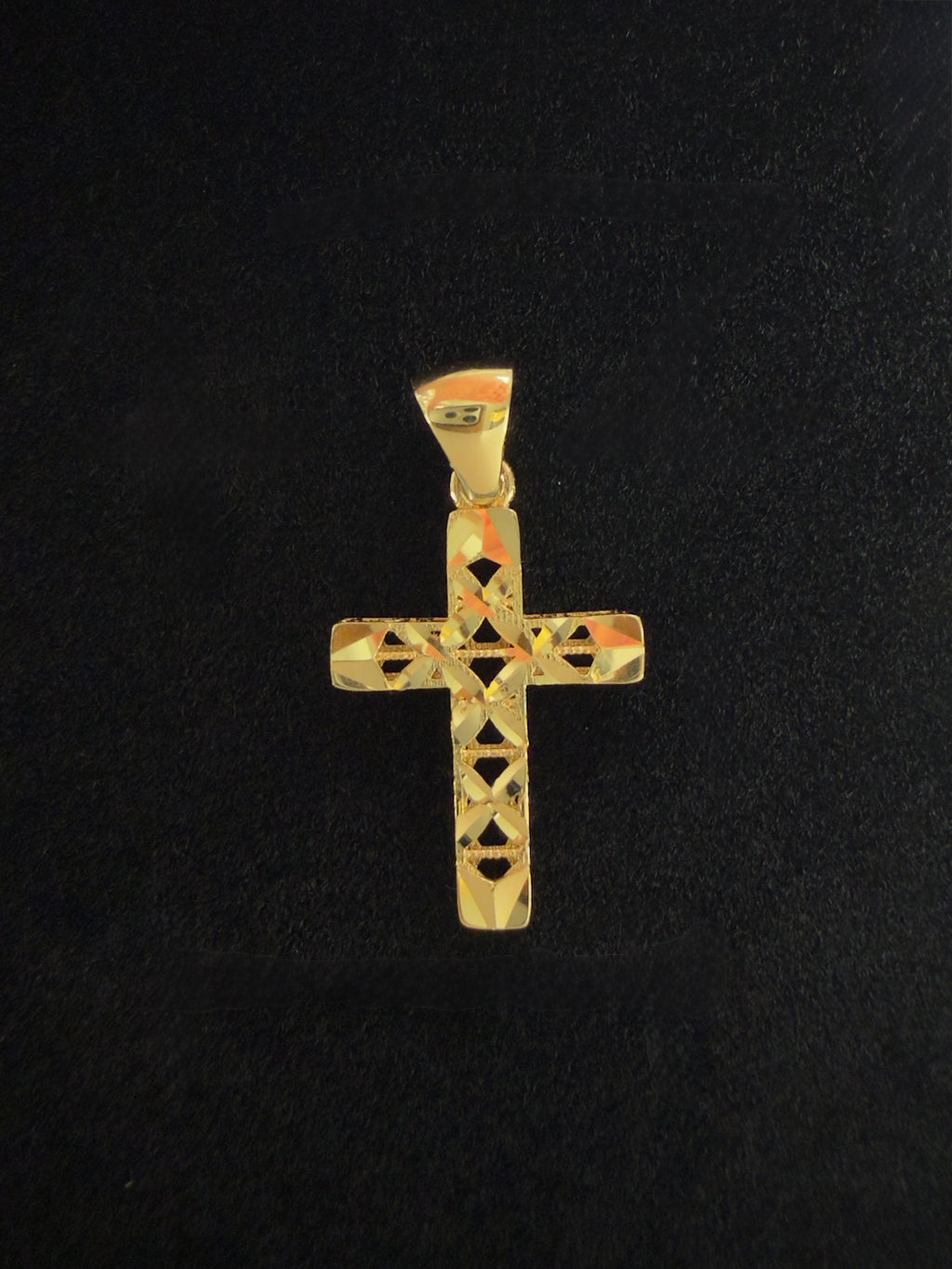 Dije Cruz Oro 18K Italiano 1.40  g