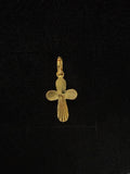 Dije Cruz Oro 18K Italiano 0.95 g