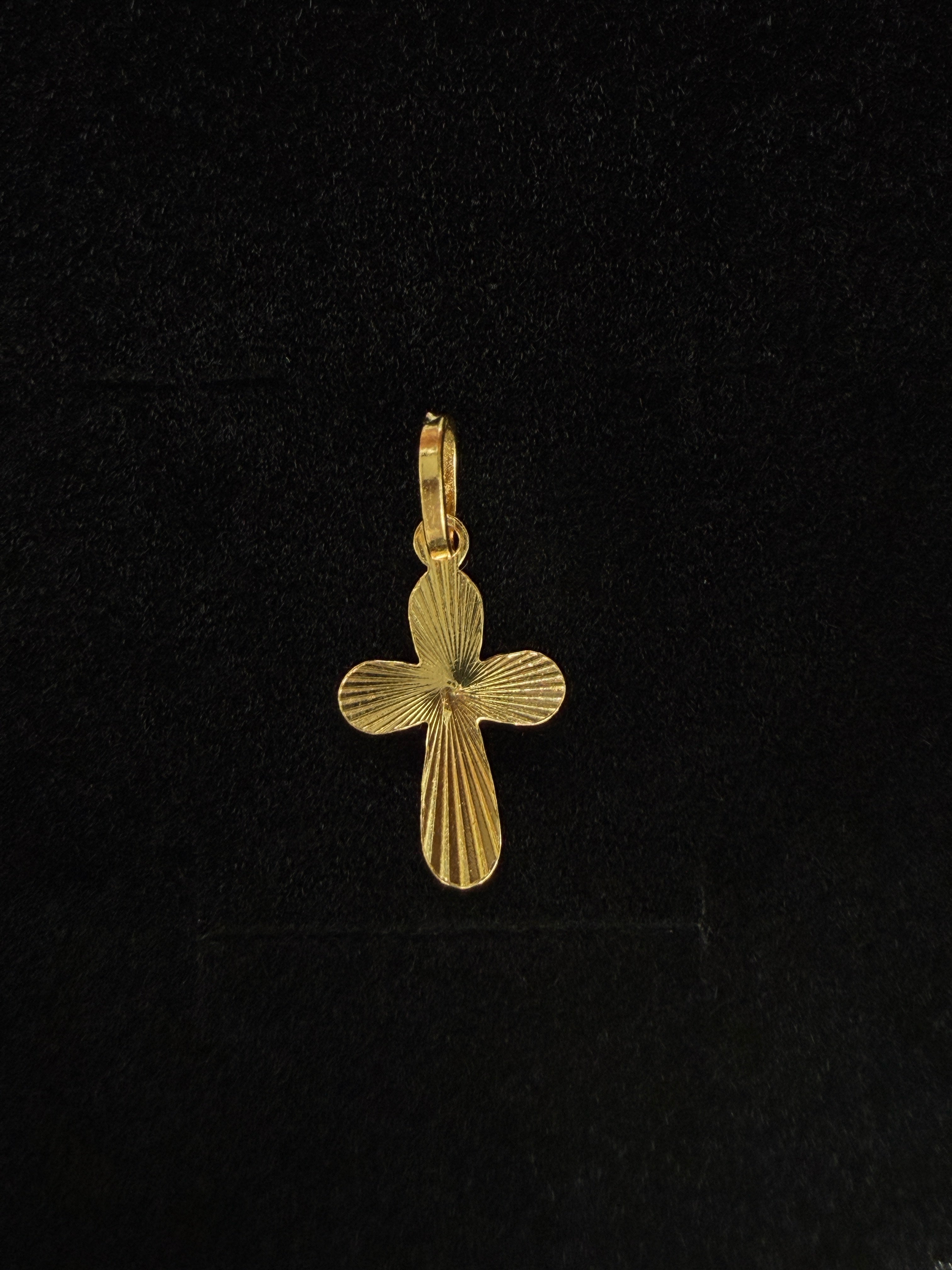 Dije Cruz Oro 18K Italiano 0.95 g