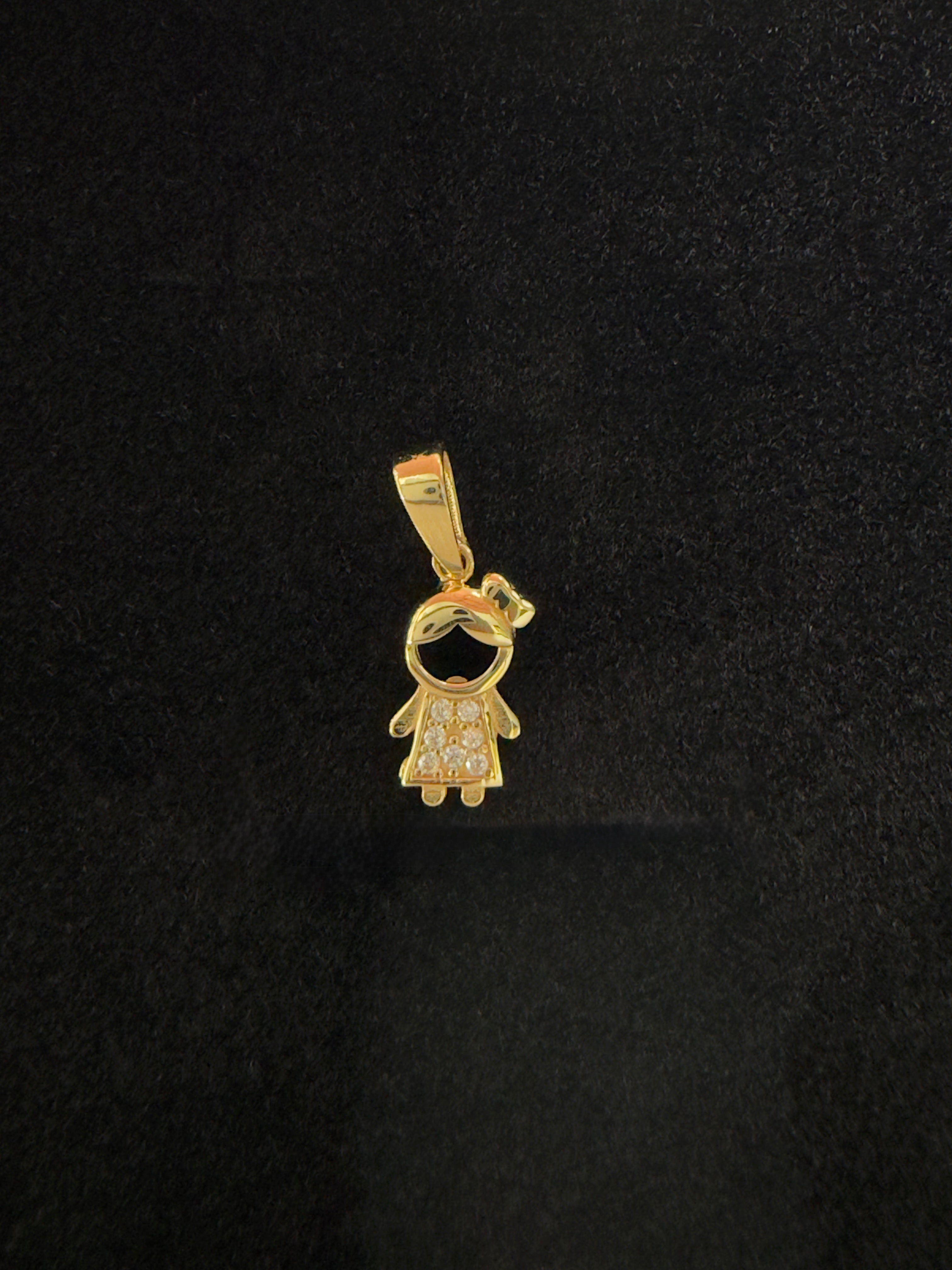 Dije Niña Oro 18K Italiano
