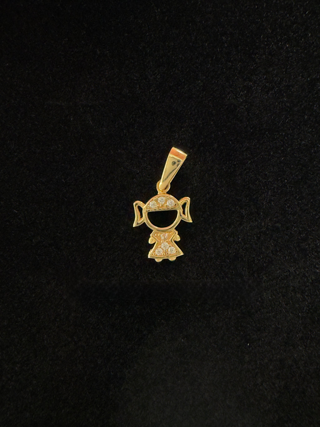 Dije Niña Oro 18K Italiano