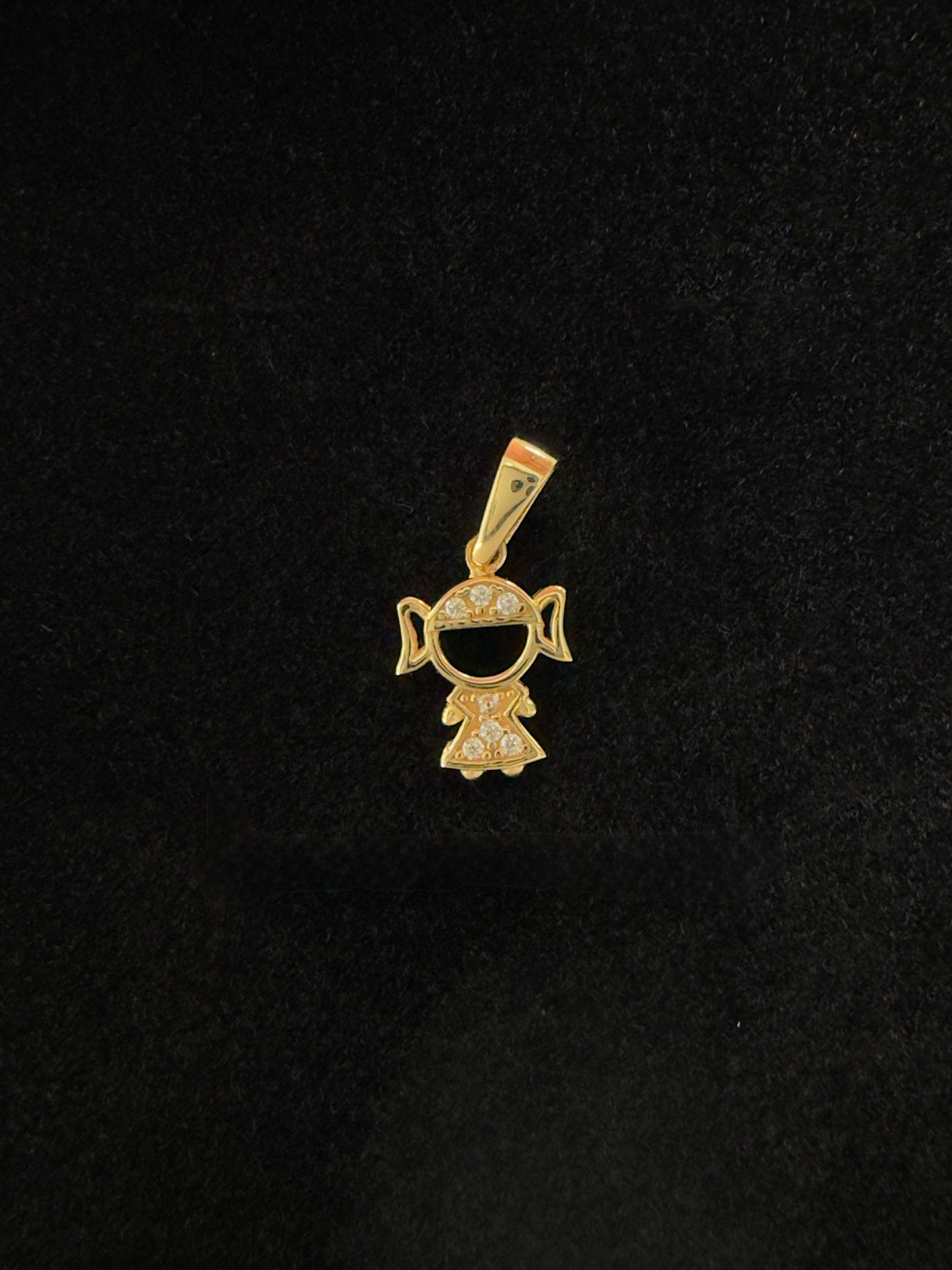 Dije Niña Oro 18K Italiano