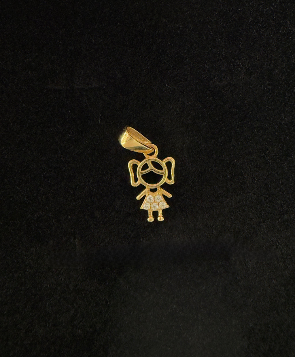 Dije Niña Oro 18K Italiano