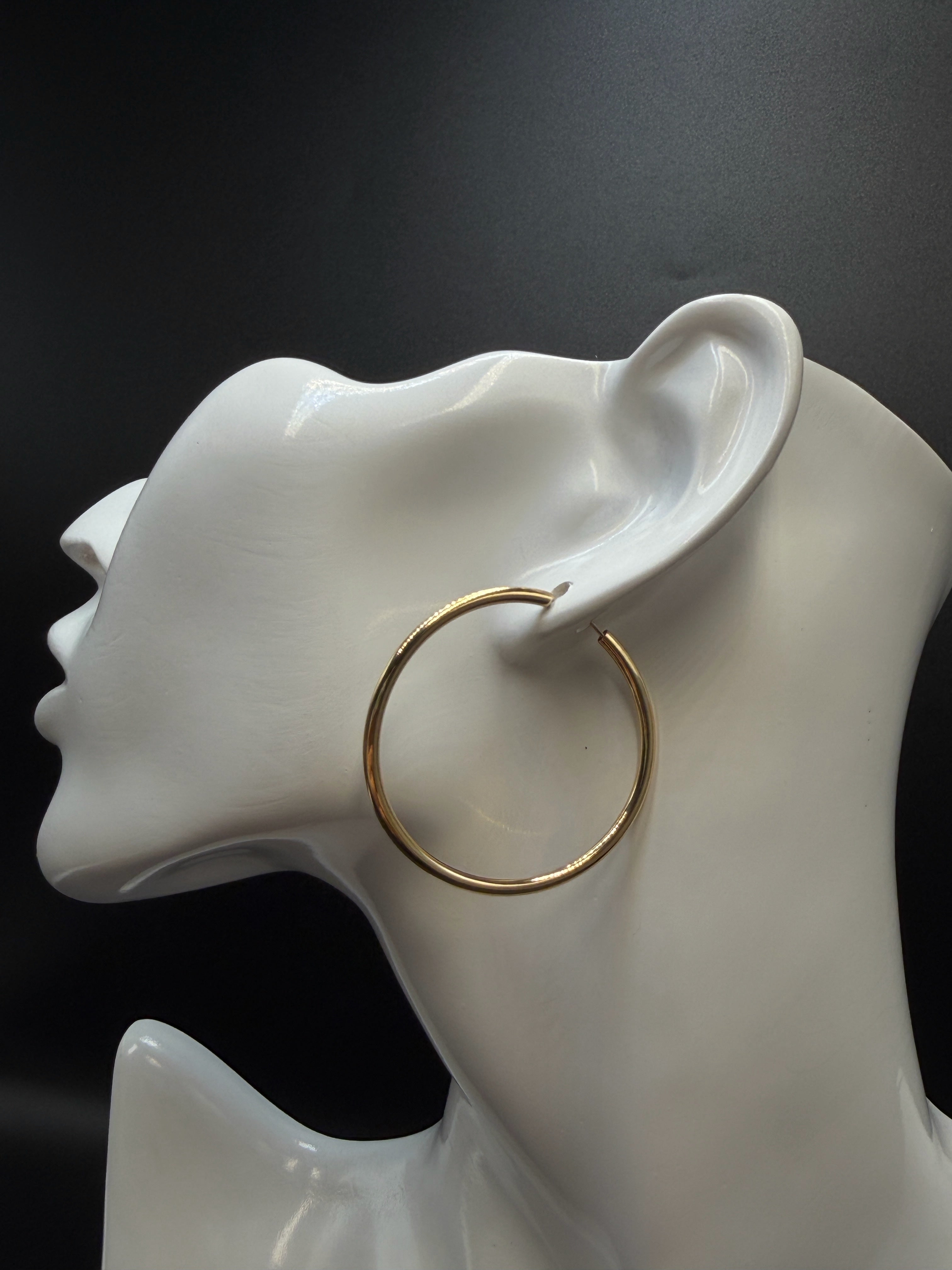 Argollas - Candongas Oro 18K Italiano 2.20 g