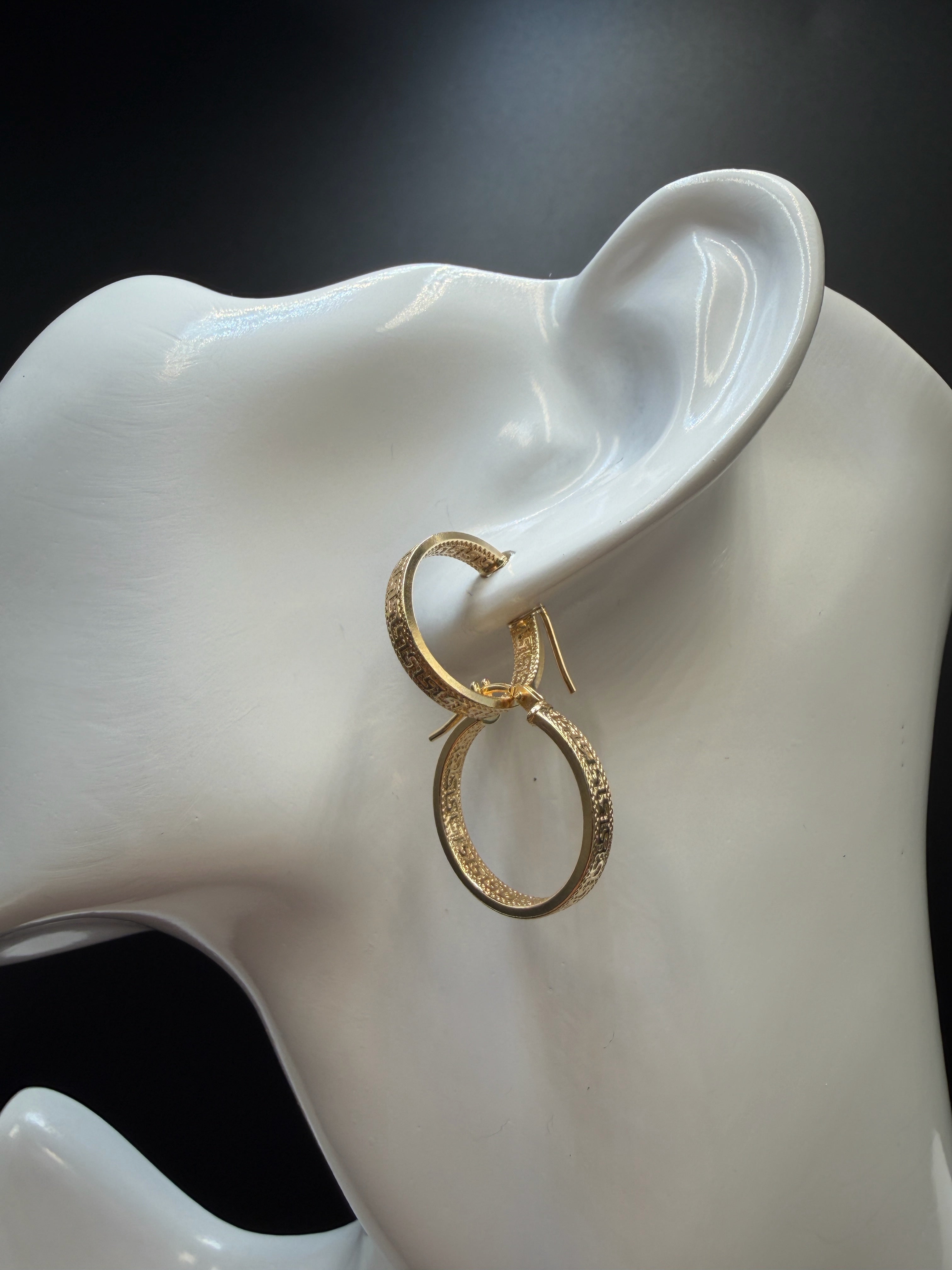 Argollas - Candongas Oro 18K Italiano 1.40 g