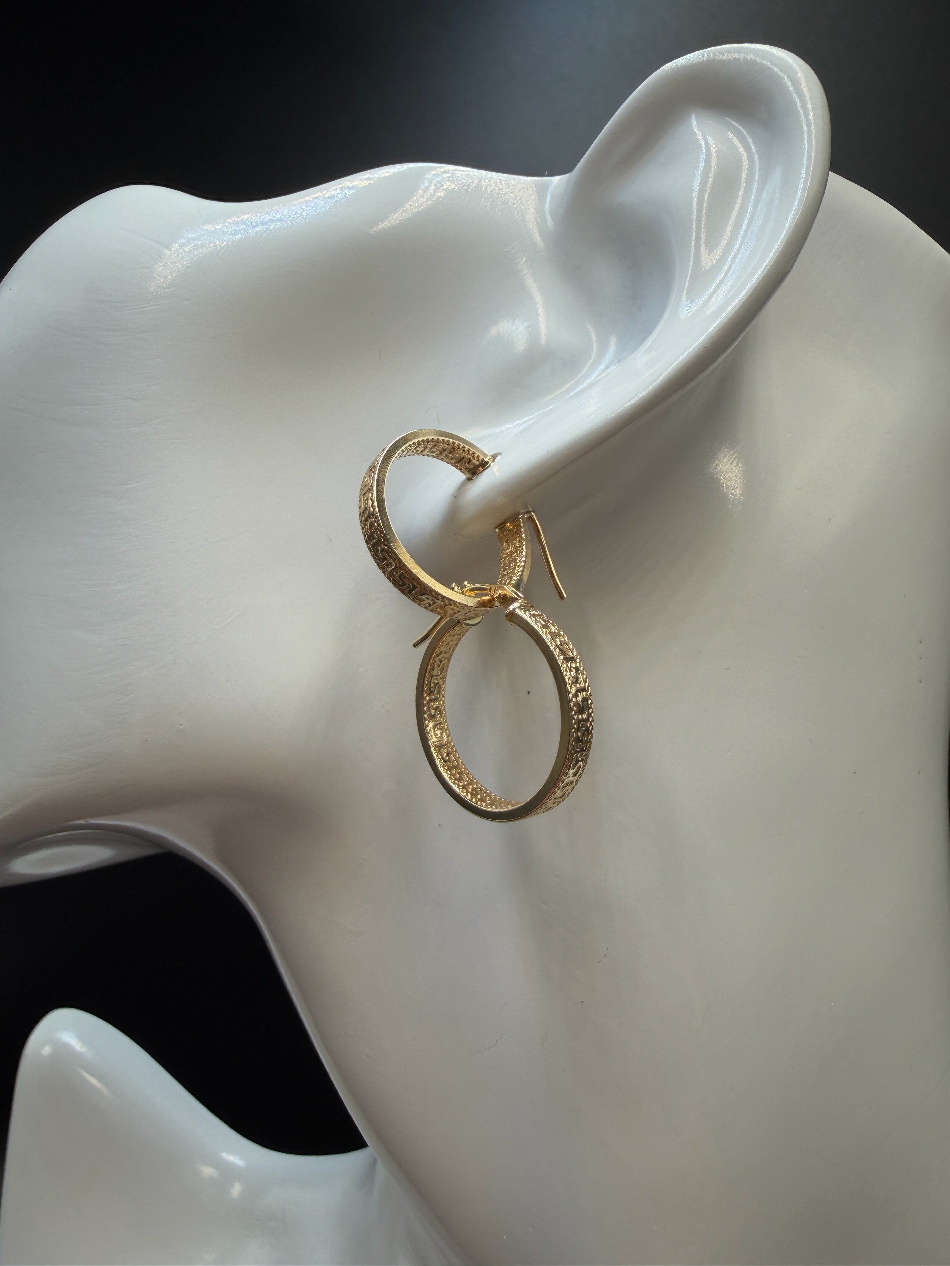 Argollas - Candongas Oro 18K Italiano 1.40 g