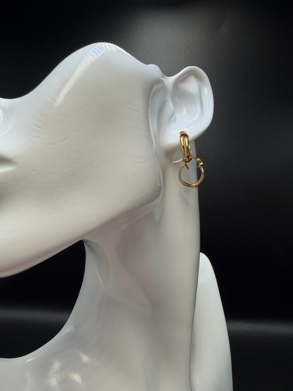 Argollas - Candongas Oro 18K Italiano 1.40 g