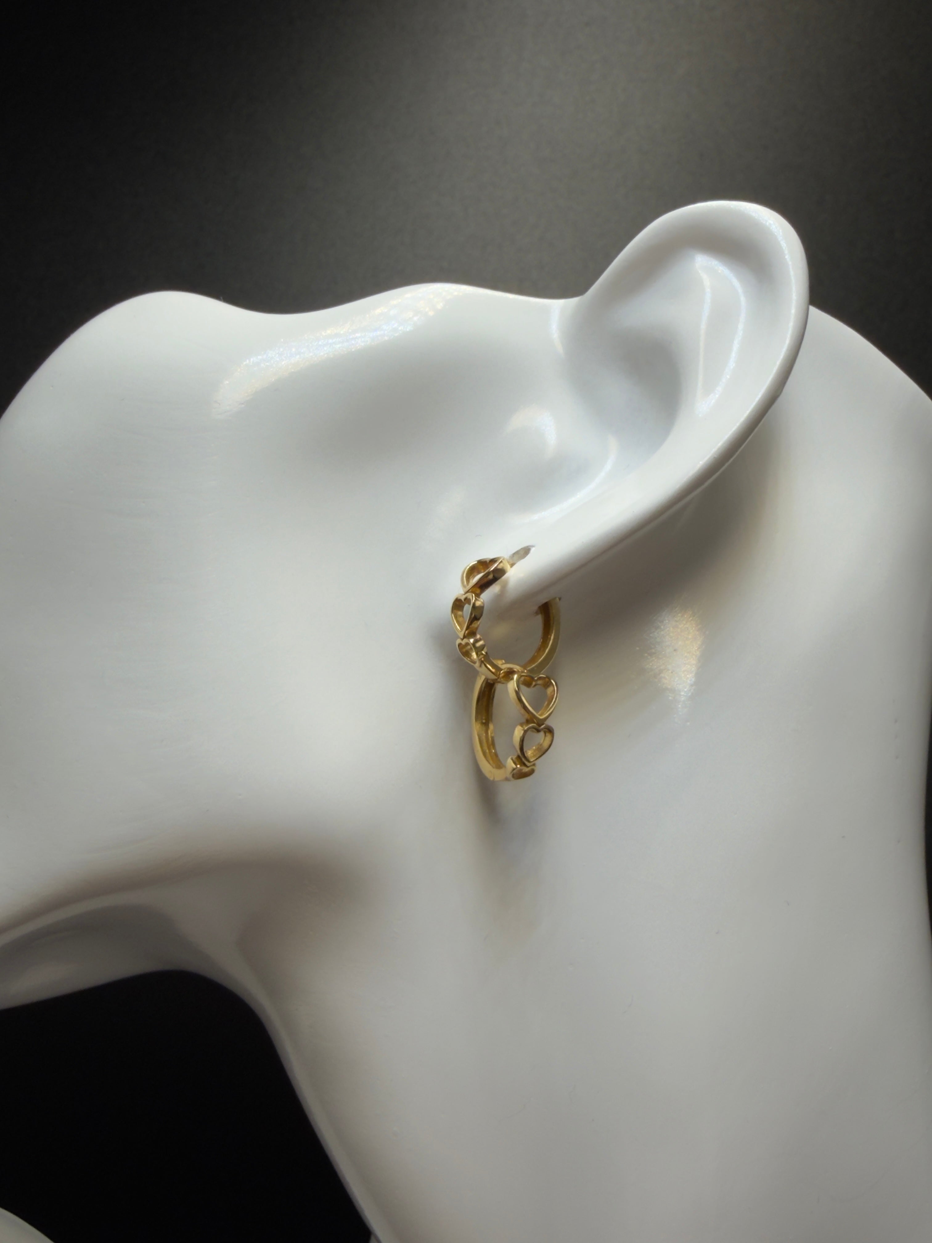 Argollas - Candongas Oro 18K Italiano 2.05 g