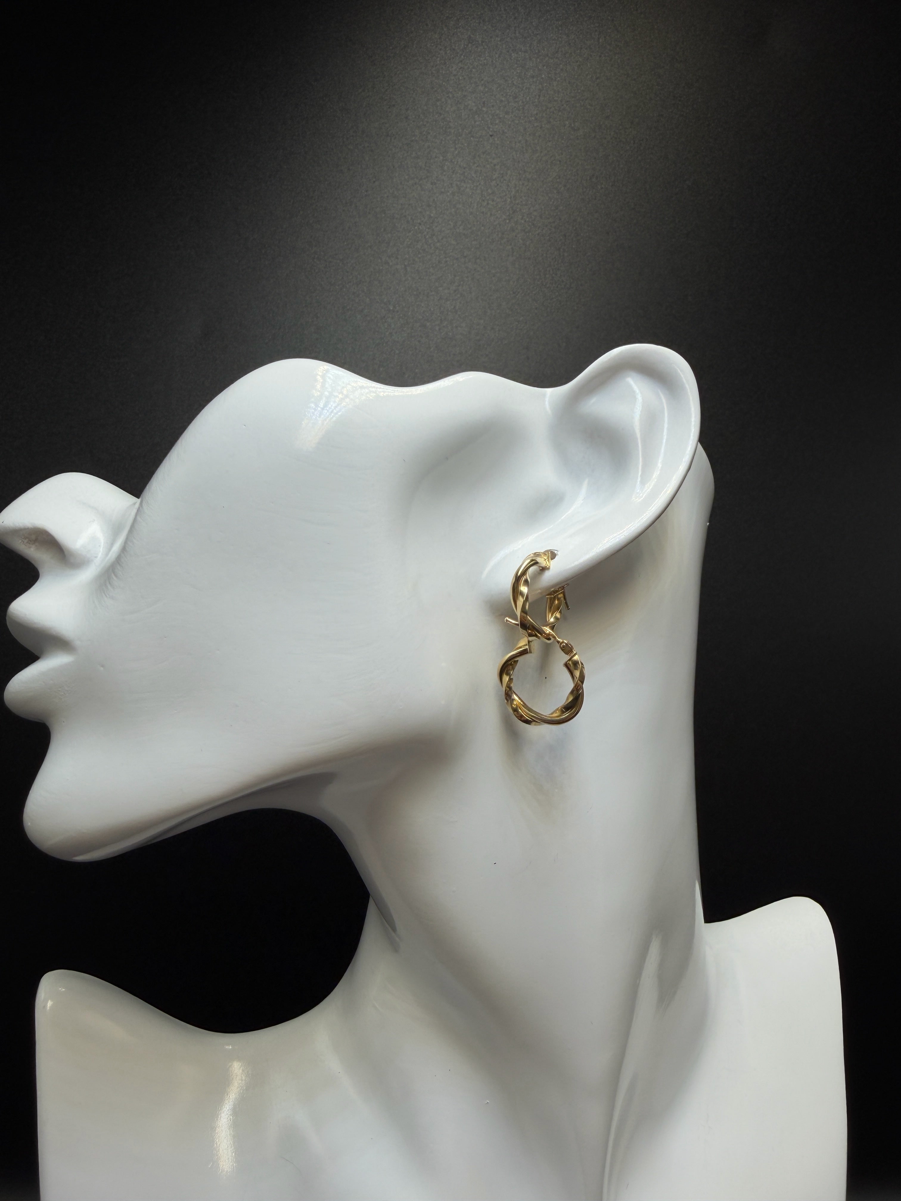 Argollas - Candongas Oro 18K Italiano 1.30 g