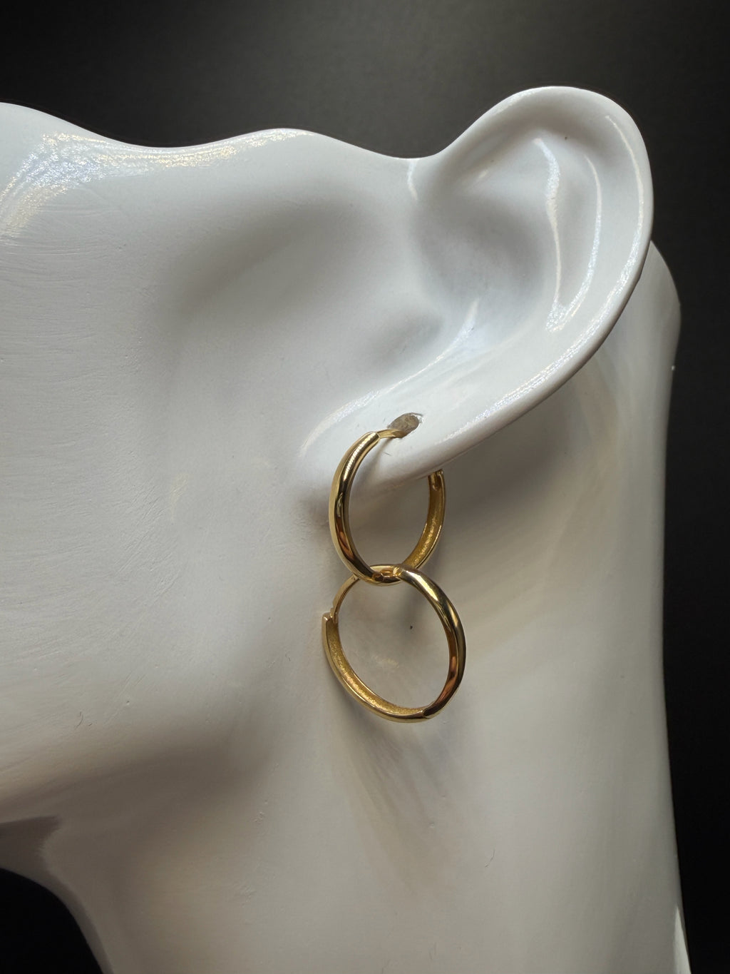 Argollas - Candongas Oro 18K Italiano 1.29 g