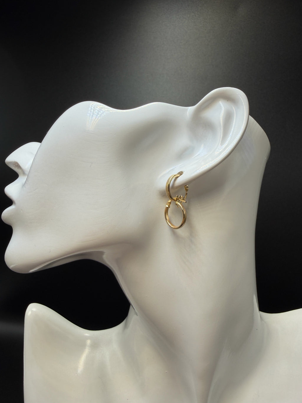 Argollas - Candongas Oro 18K Italiano 0.79 g