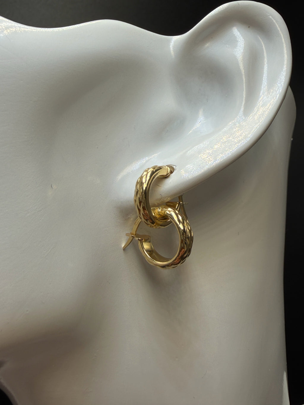 Argollas - Candongas Oro 18K Italiano 1.14 g