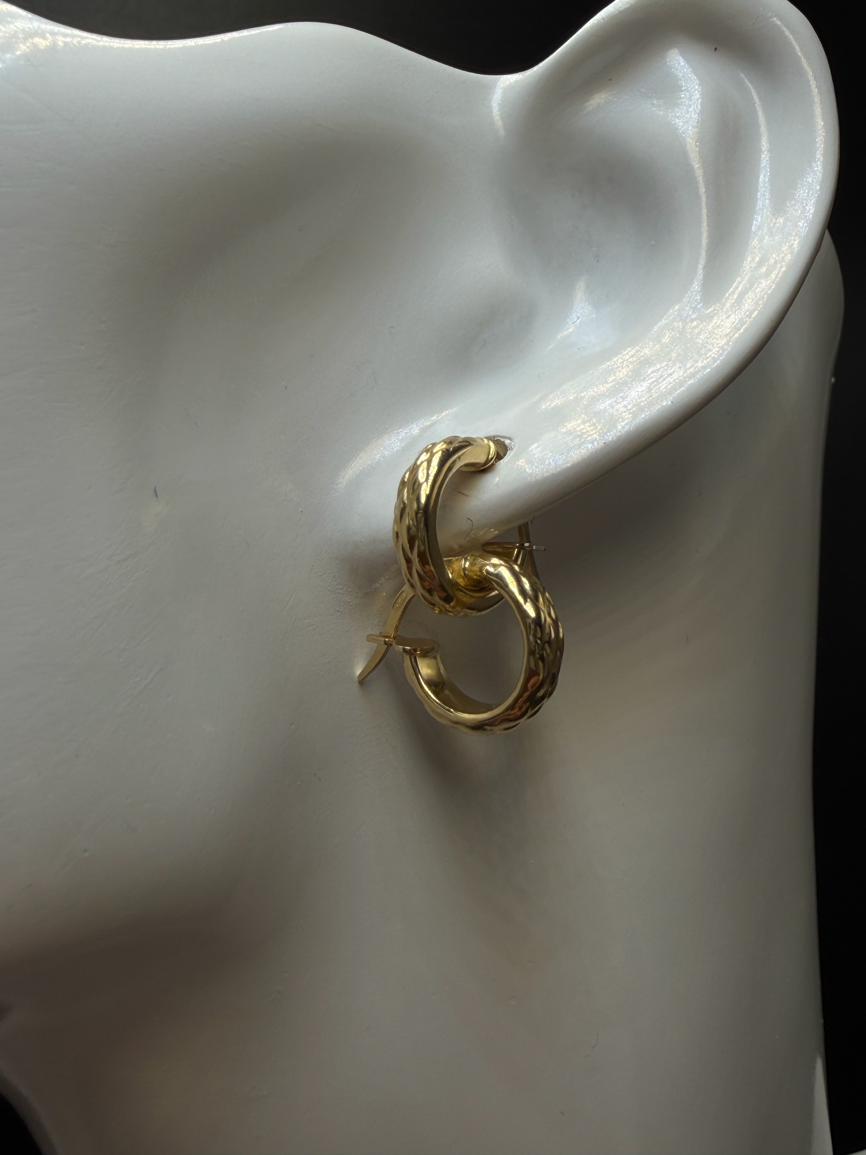 Argollas - Candongas Oro 18K Italiano 1.14 g