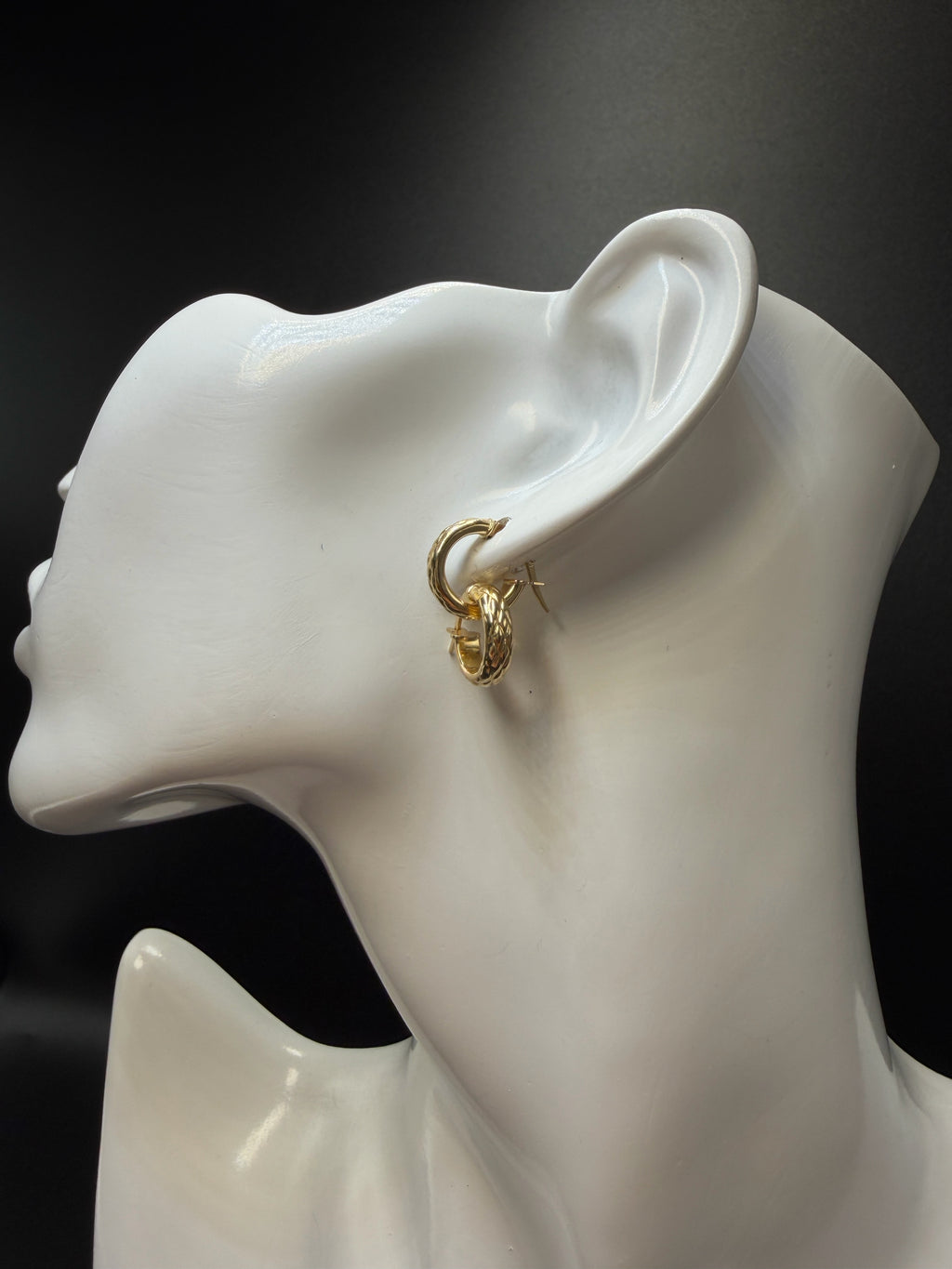 Argollas - Candongas Oro 18K Italiano 1.14 g