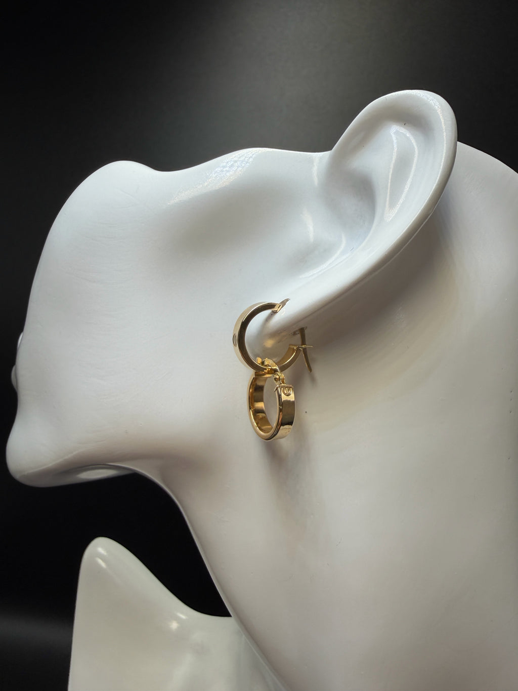 Argollas - Candongas C Oro 18K Italiano